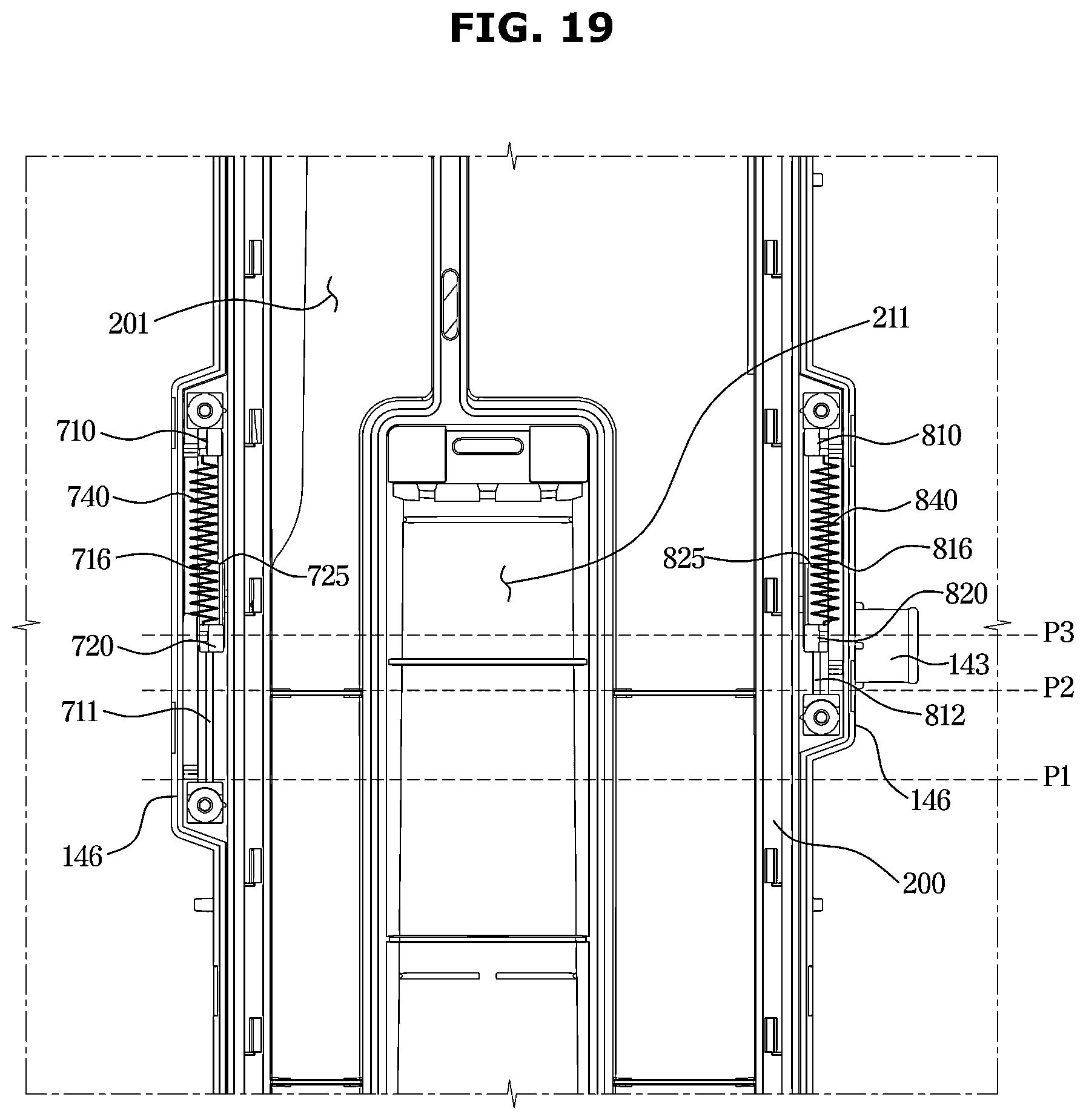 Patent US12448719 Figure 19 – Washing machine