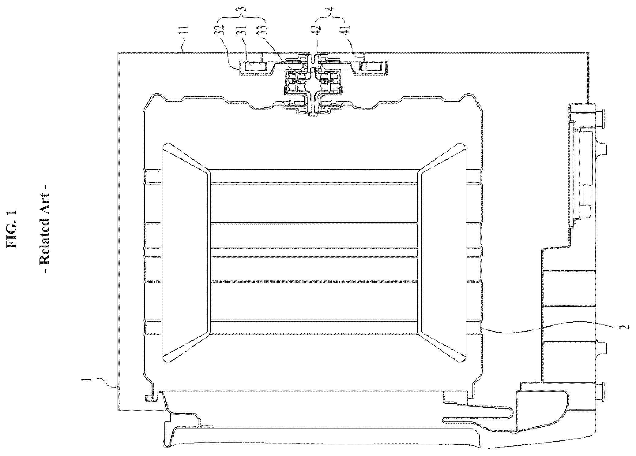 Patent US12448721 Figure 1 – Laundry treating apparatus