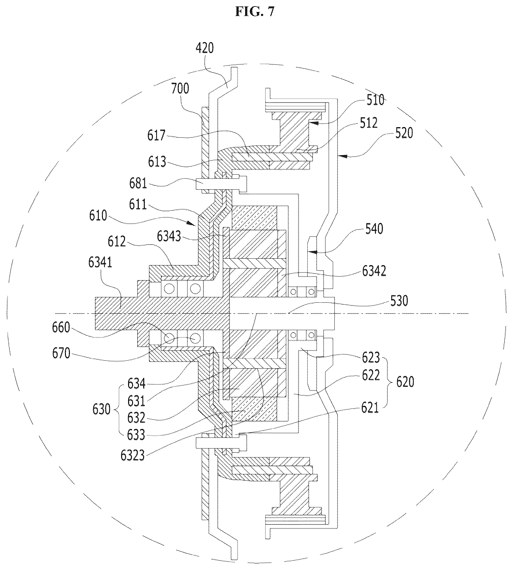 Patent US12448721 Figure 7 – Laundry treating apparatus