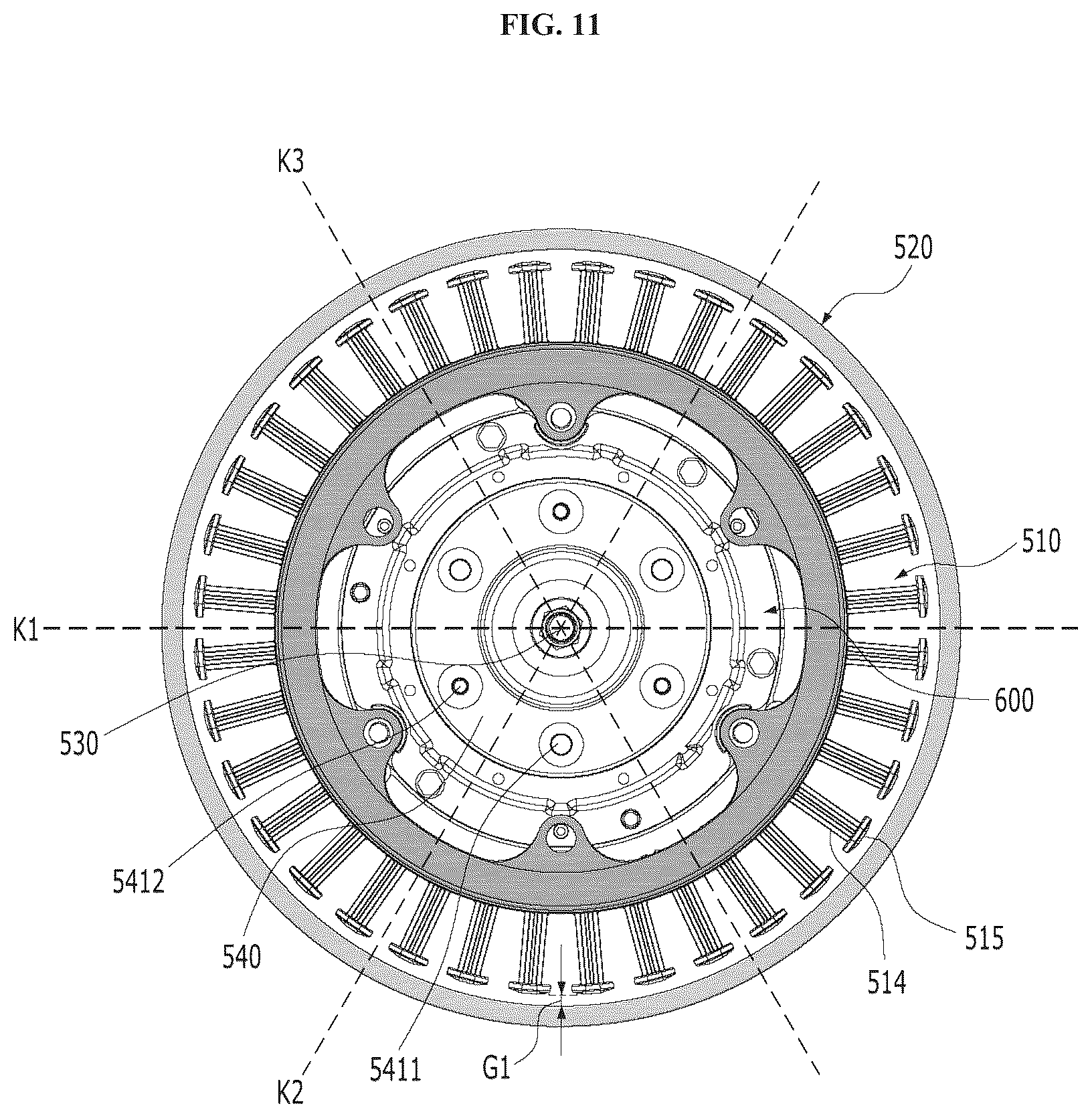 Patent US12448721 Figure 11 – Laundry treating apparatus