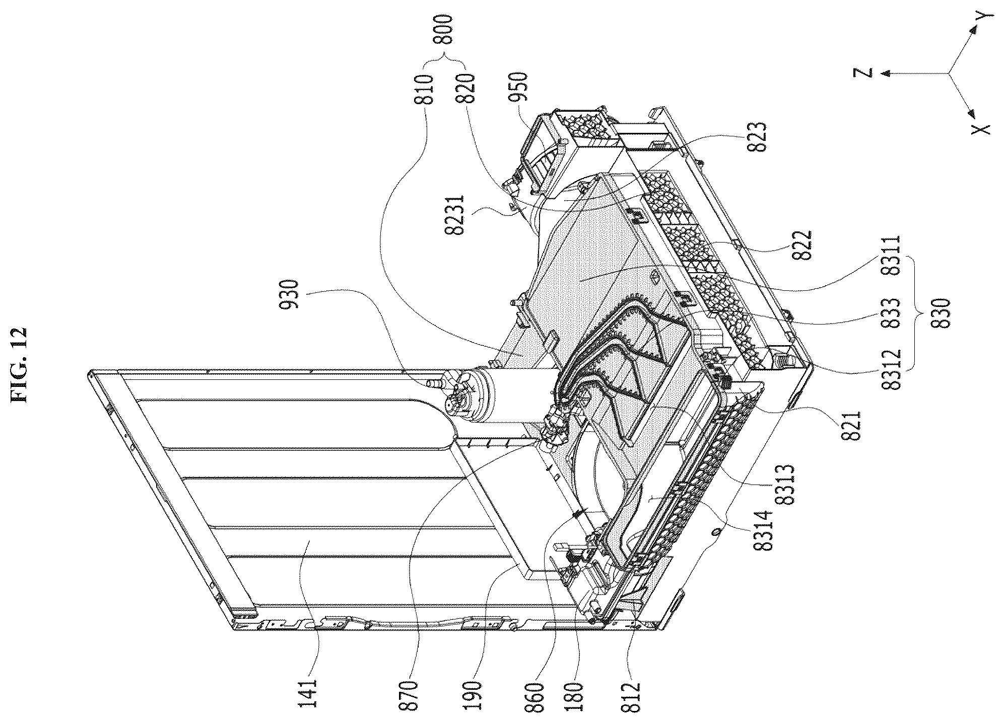 Patent US12448721 Figure 12 – Laundry treating apparatus