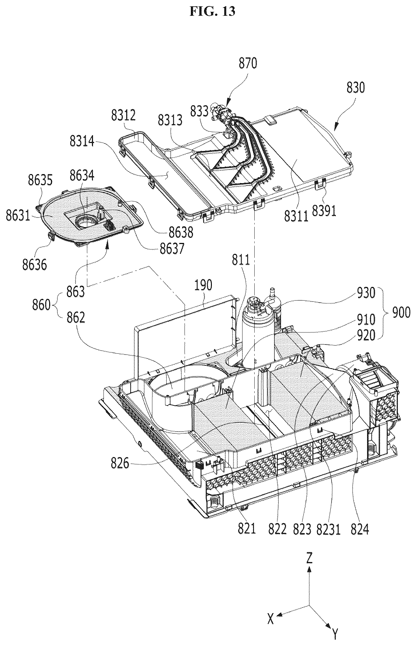Patent US12448721 Figure 13 – Laundry treating apparatus