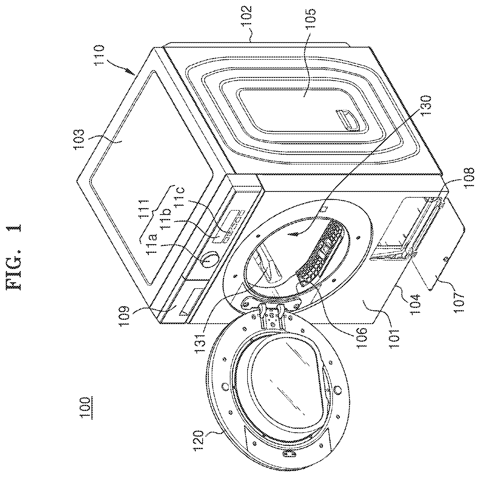 Patent US12448722 Figure 1 – Flow path switching unit for dryer and dryer including the same