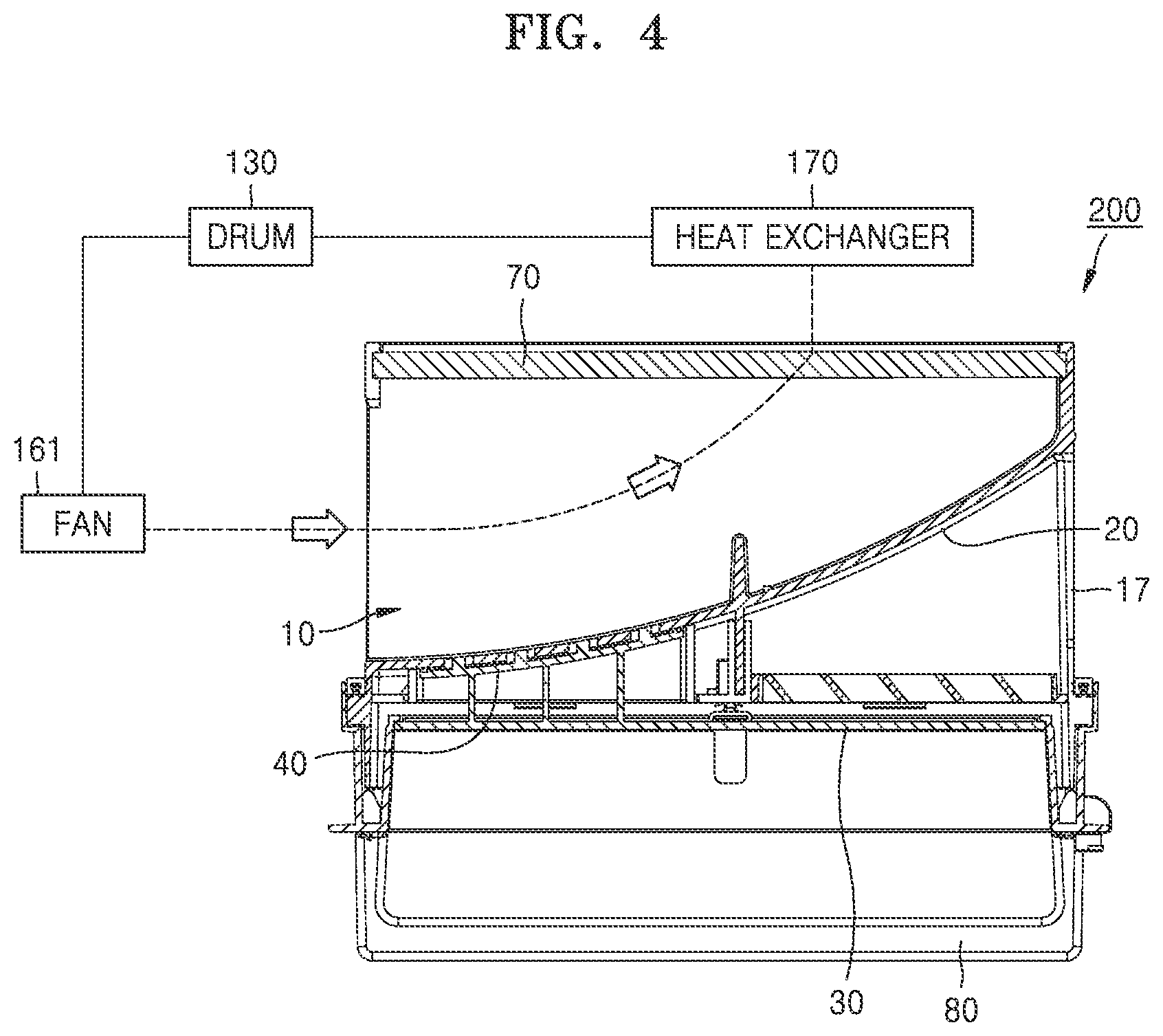 Patent US12448722 Figure 4 – Flow path switching unit for dryer and dryer including the same
