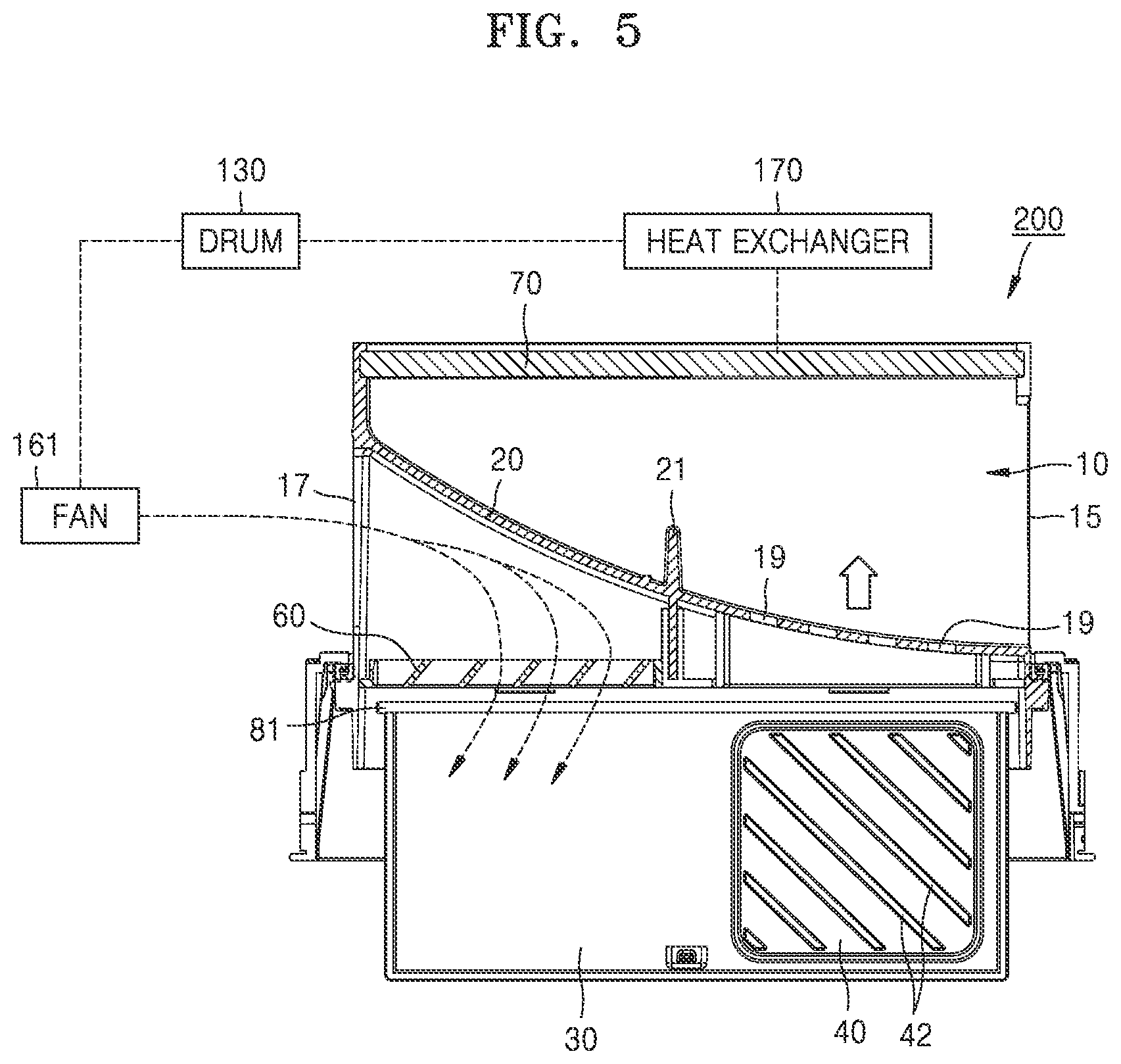 Patent US12448722 Figure 5 – Flow path switching unit for dryer and dryer including the same