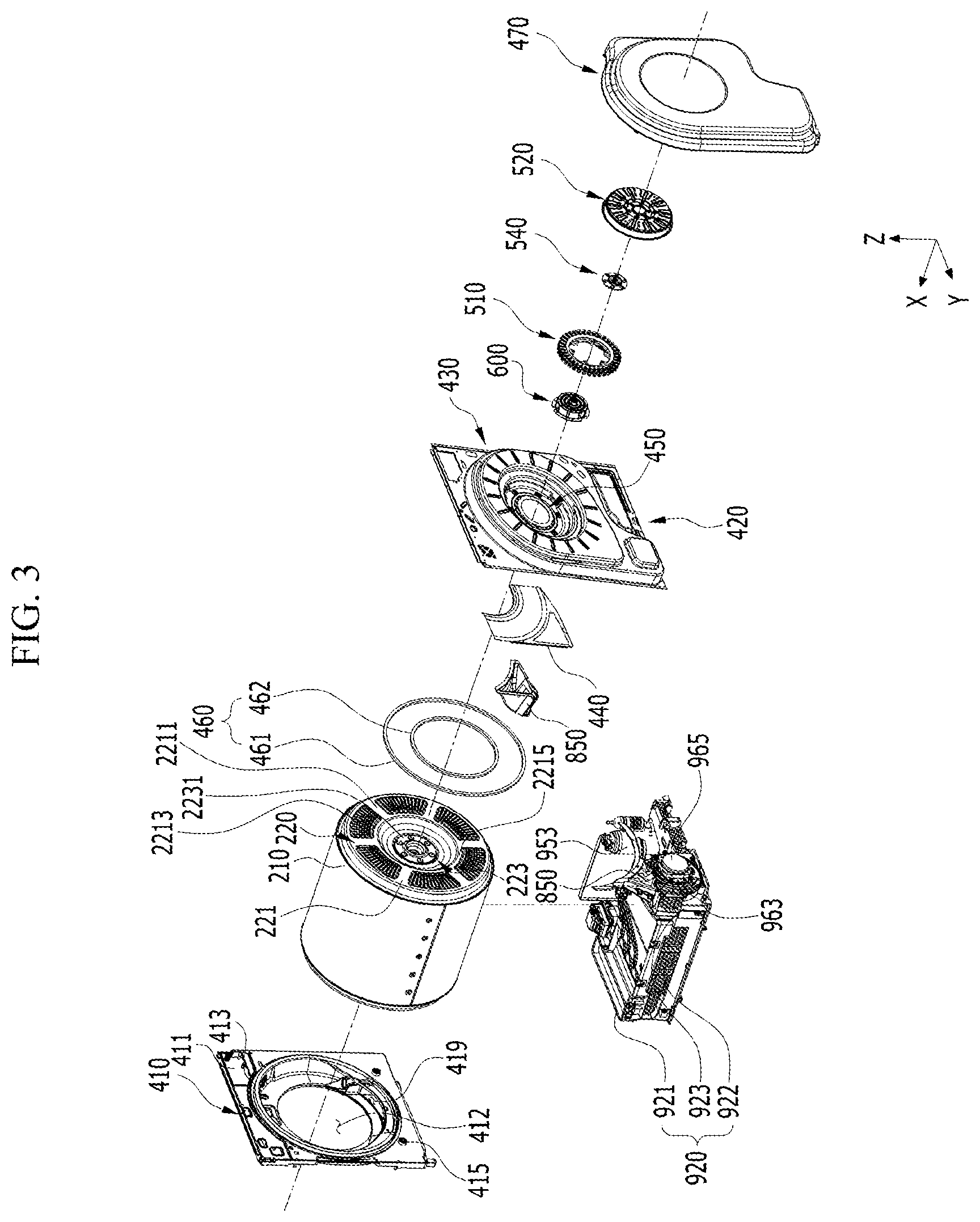 Patent US12448724 Figure 3 – Laundry treating apparatus
