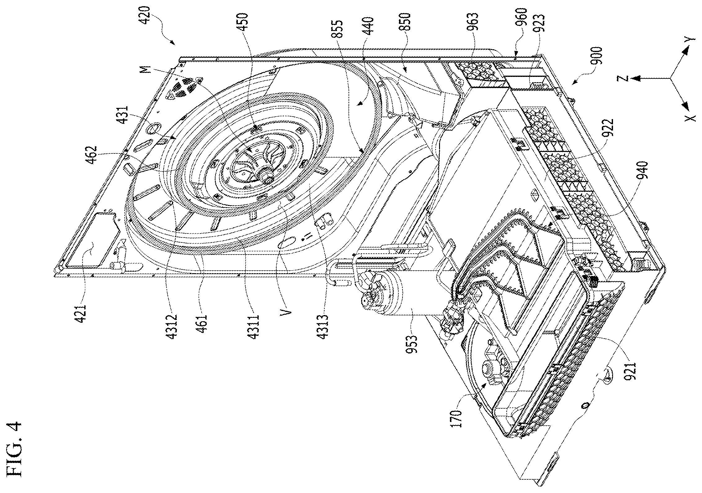 Patent US12448724 Figure 4 – Laundry treating apparatus