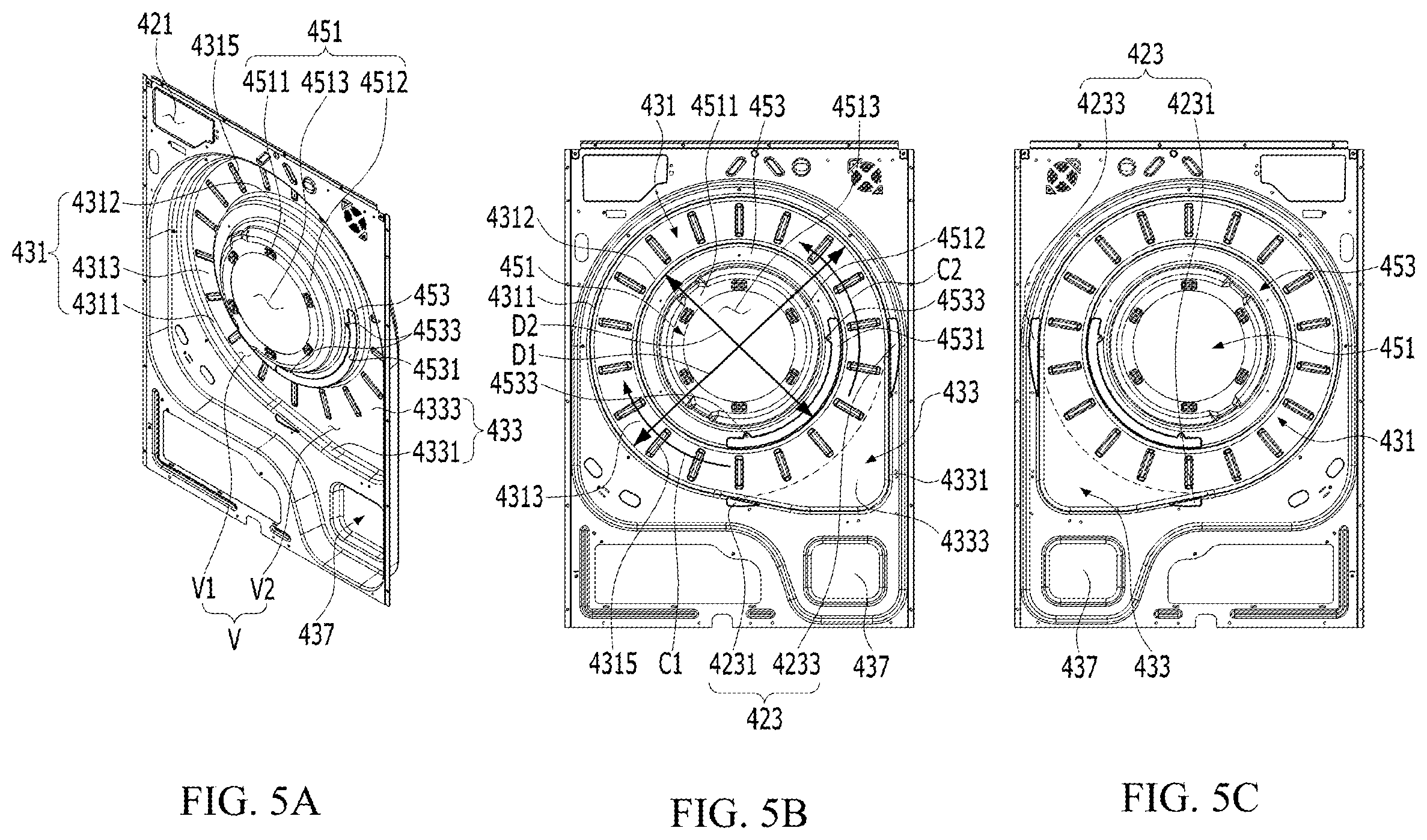 Patent US12448724 Figure 5 – Laundry treating apparatus