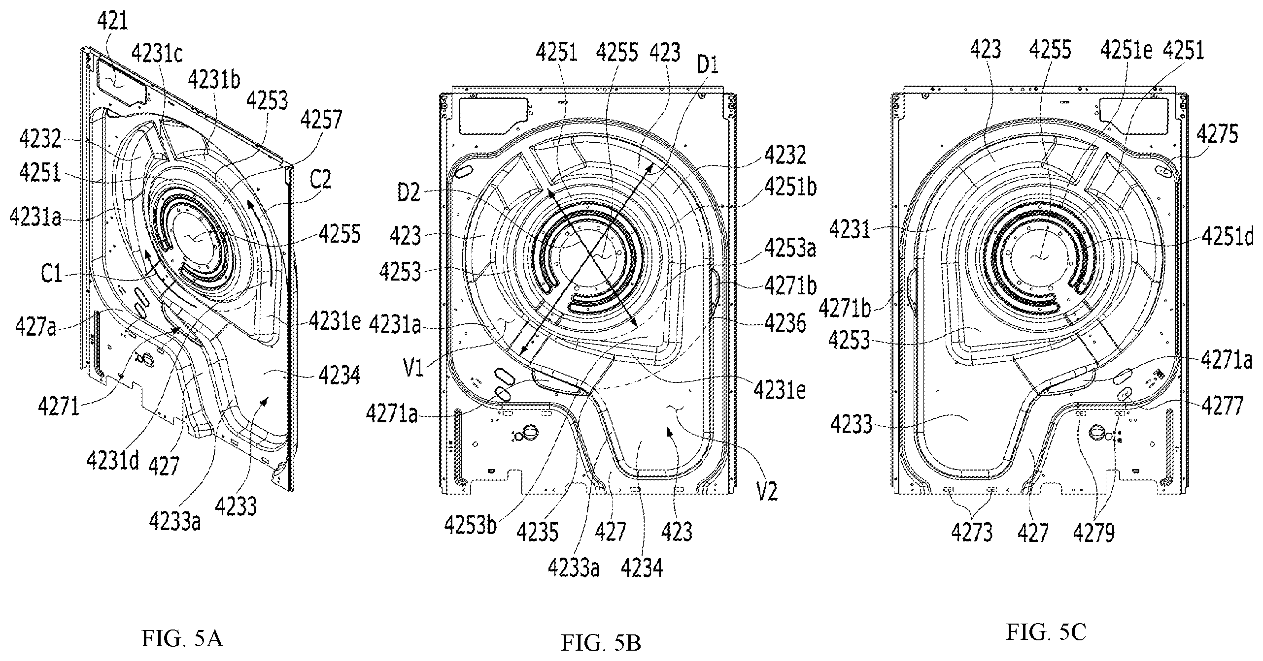 Patent US12448725 Figure 5 – Laundry treating apparatus