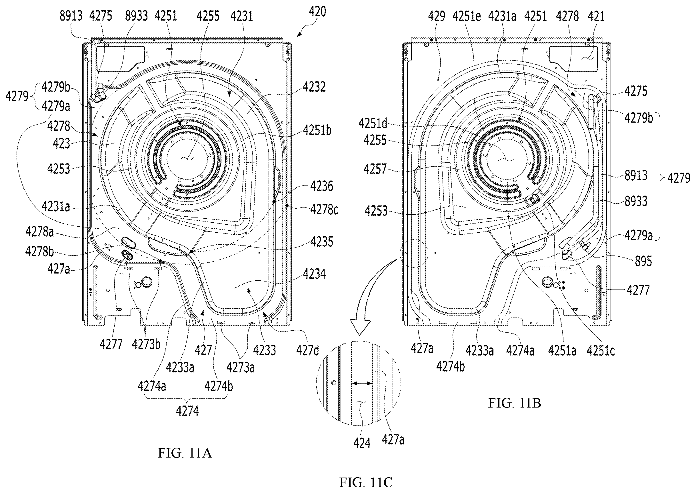 Patent US12448725 Figure 11 – Laundry treating apparatus