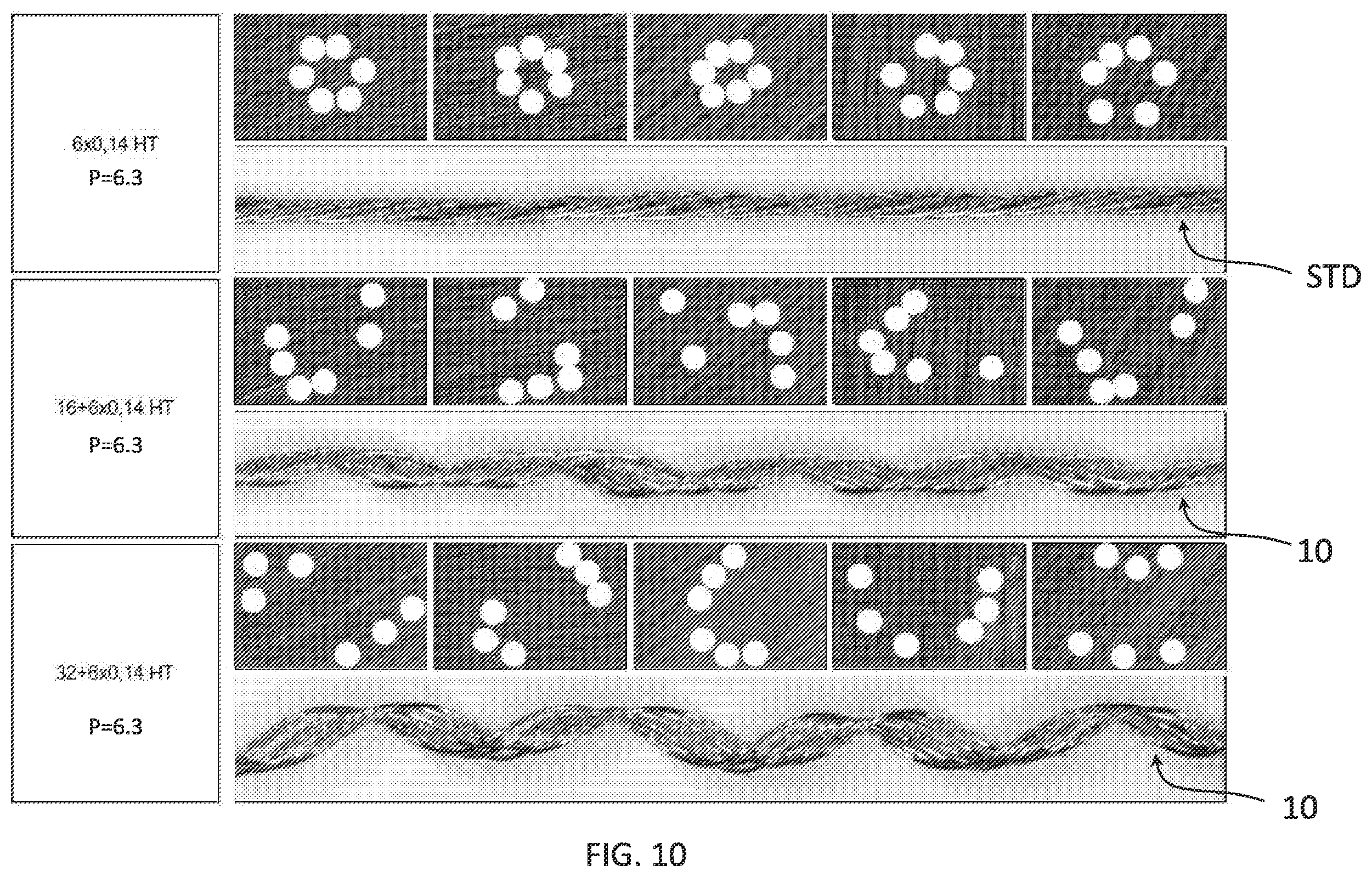 Patent US12448729 Figure 10 – Vehicle wheels and tyre comprising said metallic reinforcing cord