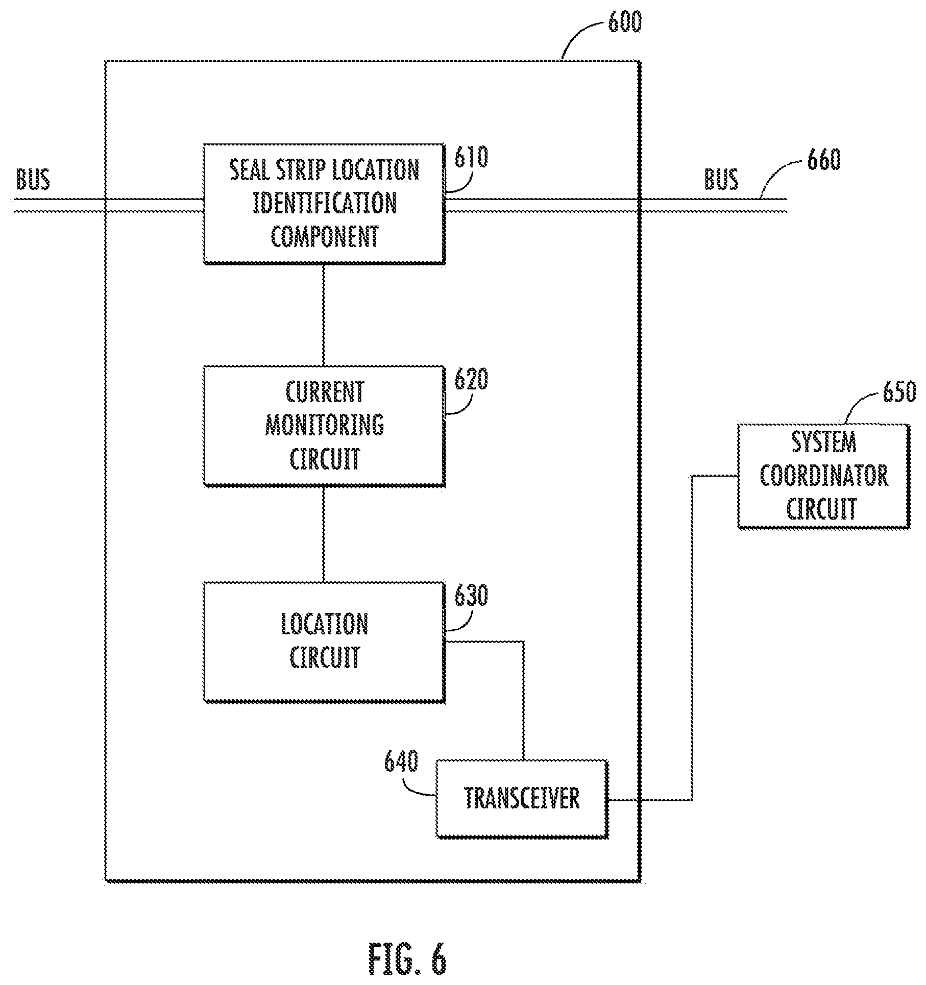 Patent US12448733 Figure 4 – Methods, devices, and systems for seal strip zone module strip position determination