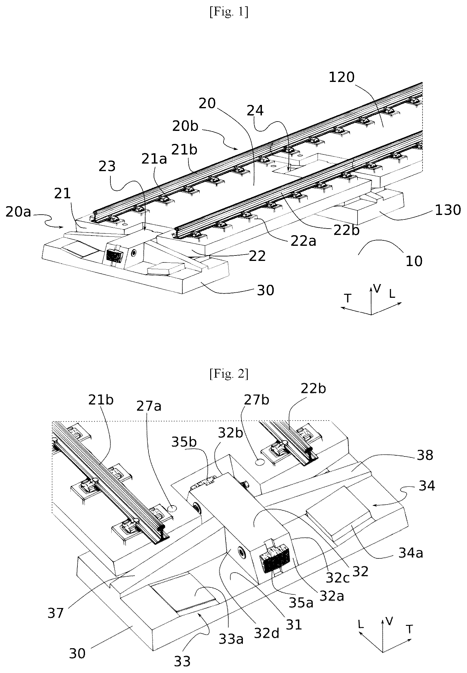Patent US12448736 Figure 1 – Ballastless track section for a rail vehicle