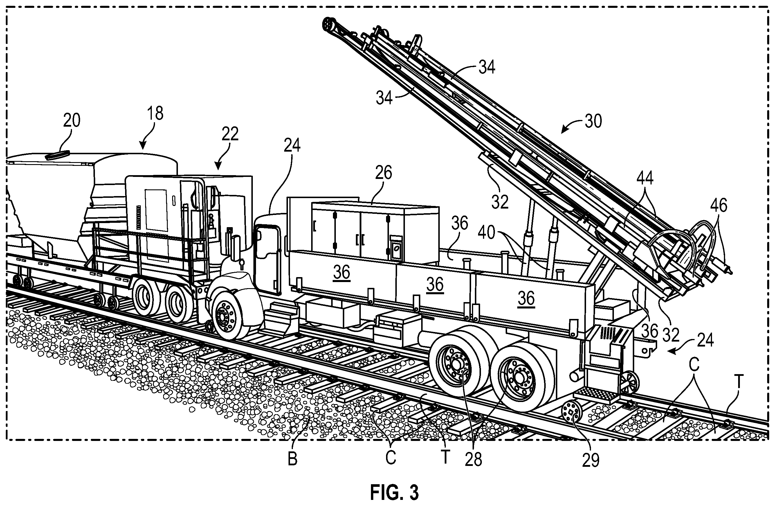 Patent US12448738 Figure 3 – System and method for subgrade stabilization of railroad bed