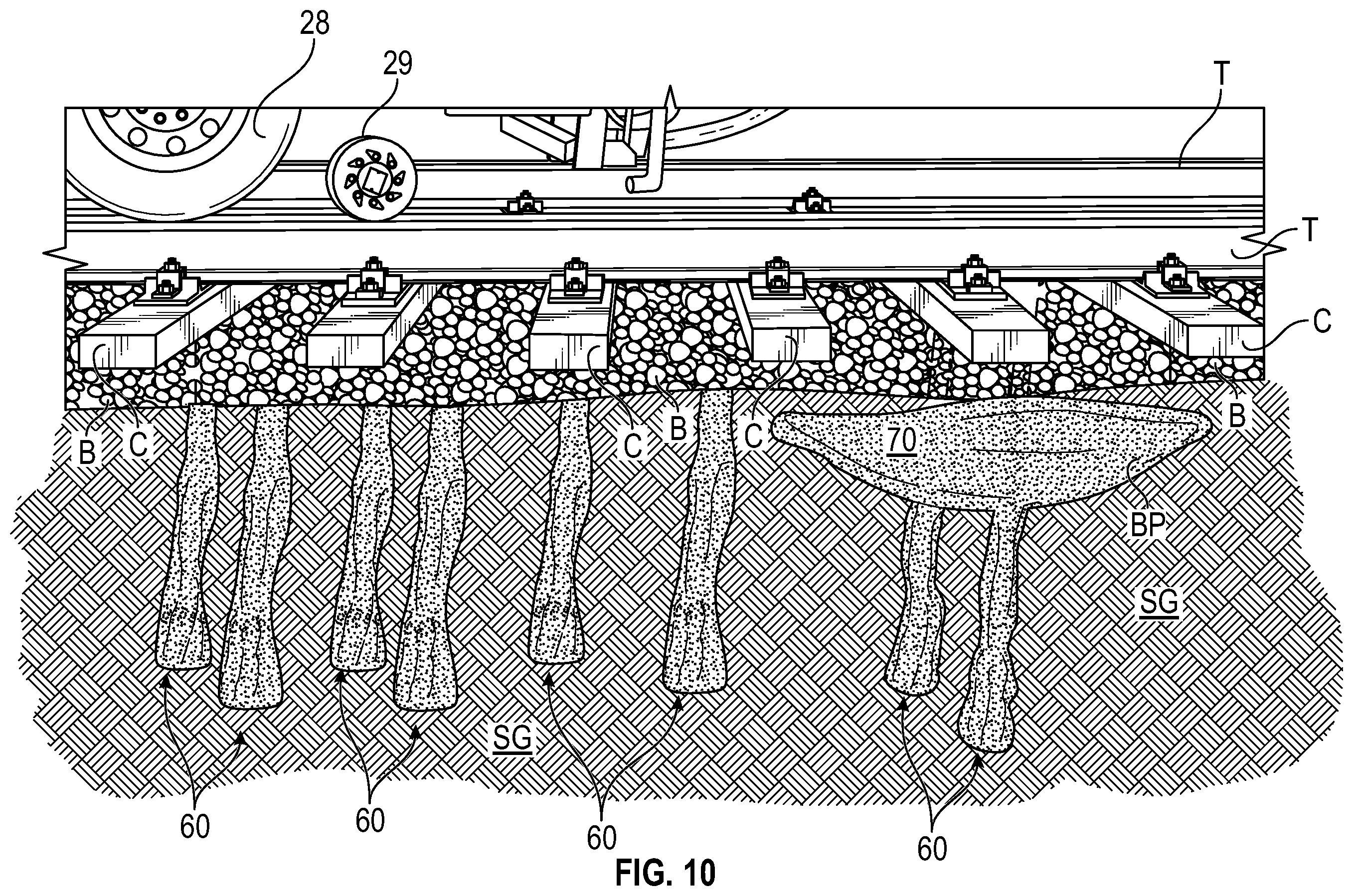 Patent US12448738 Figure 10 – System and method for subgrade stabilization of railroad bed