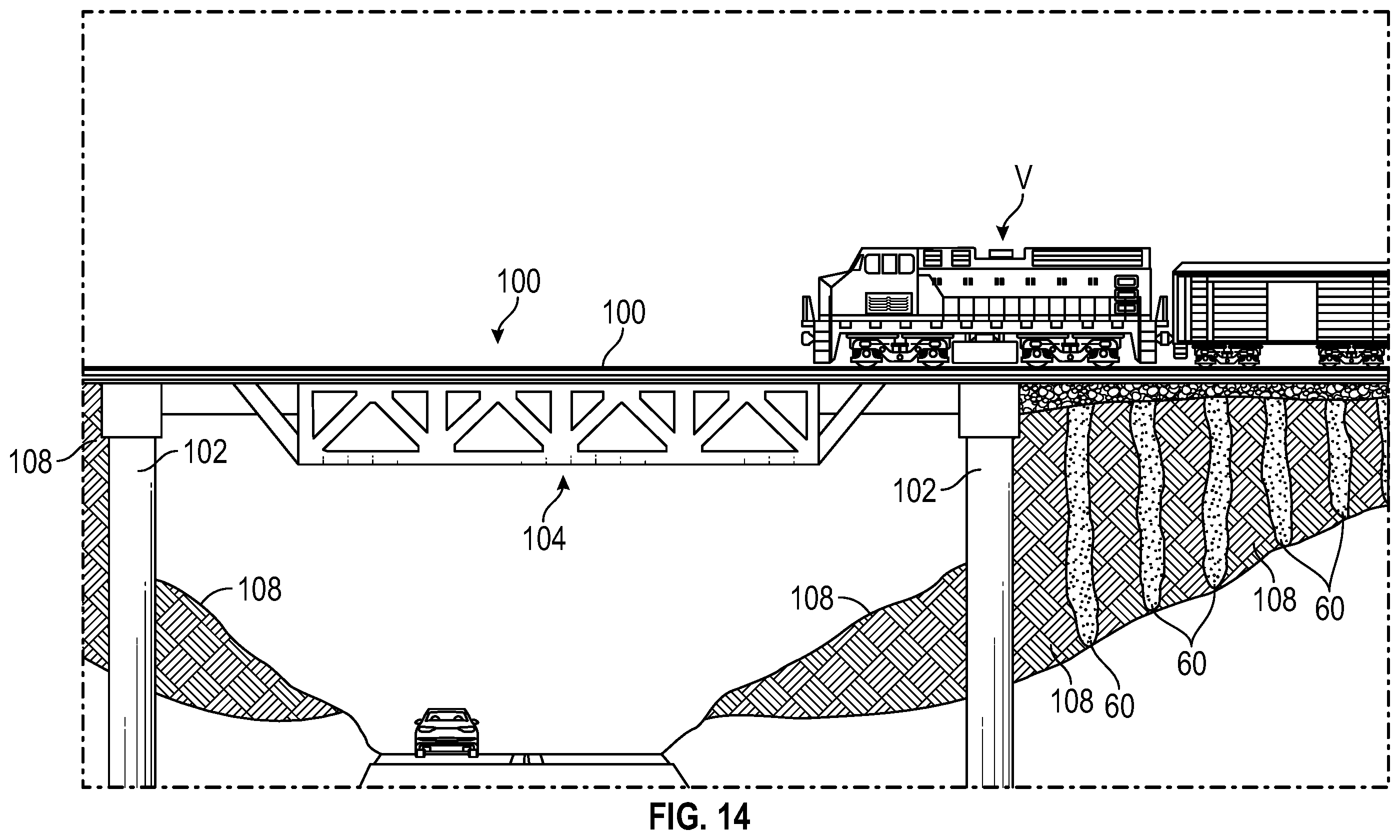 Patent US12448738 Figure 14 – System and method for subgrade stabilization of railroad bed