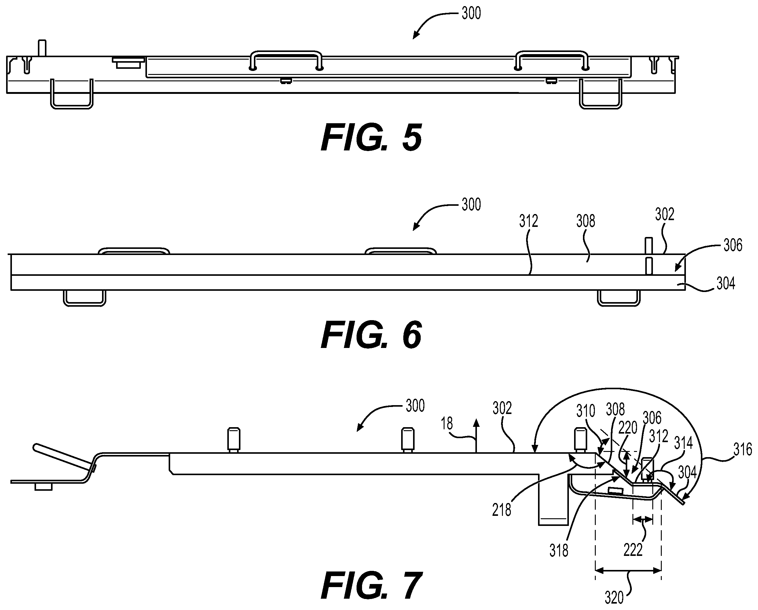 Patent US12448740 Figure 5 – Stepped deflector for a screed assembly