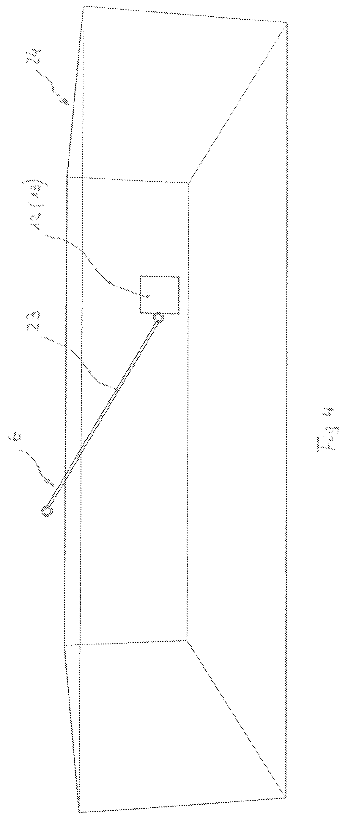 Patent US12448743 Figure 4 – Protective structure and method for dissipating tensile load applied to a support cable in a support cable arrangement of the protective structure