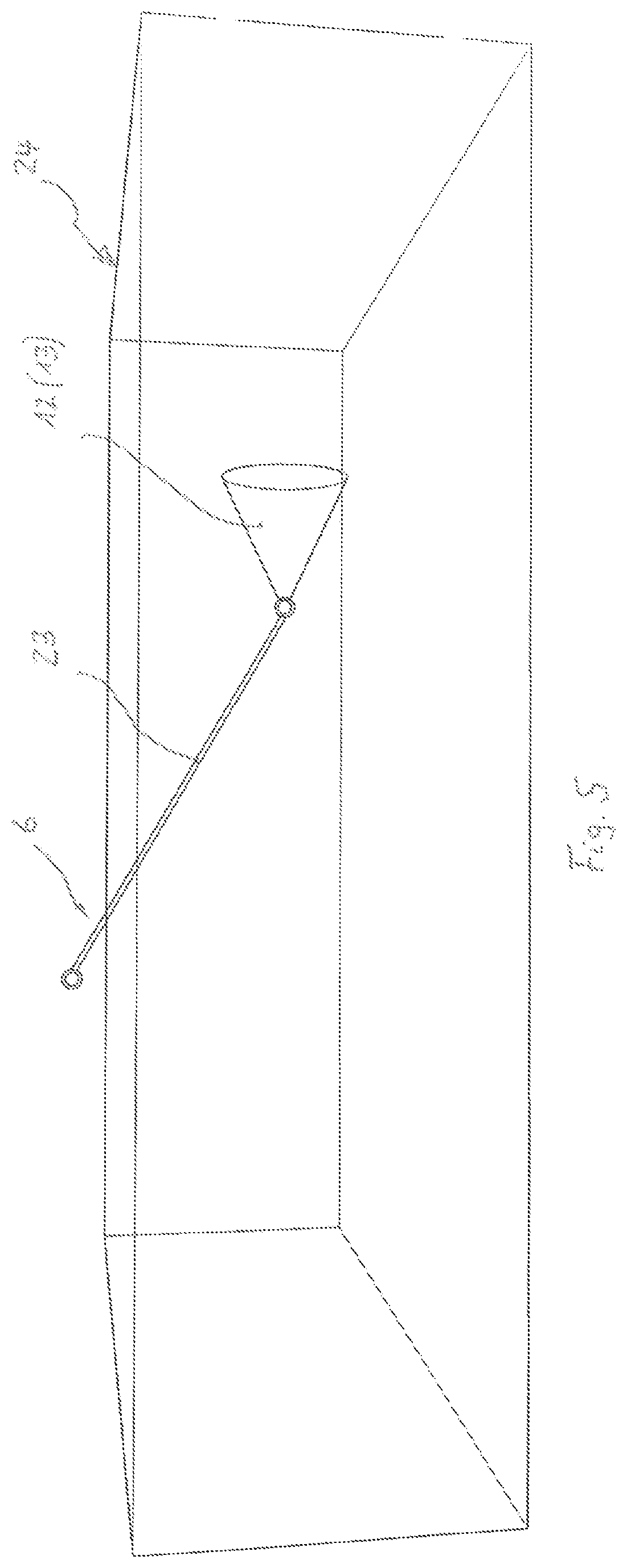 Patent US12448743 Figure 5 – Protective structure and method for dissipating tensile load applied to a support cable in a support cable arrangement of the protective structure