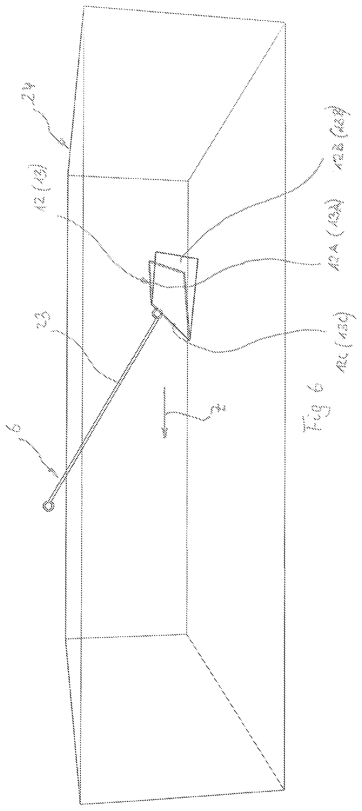Patent US12448743 Figure 6 – Protective structure and method for dissipating tensile load applied to a support cable in a support cable arrangement of the protective structure