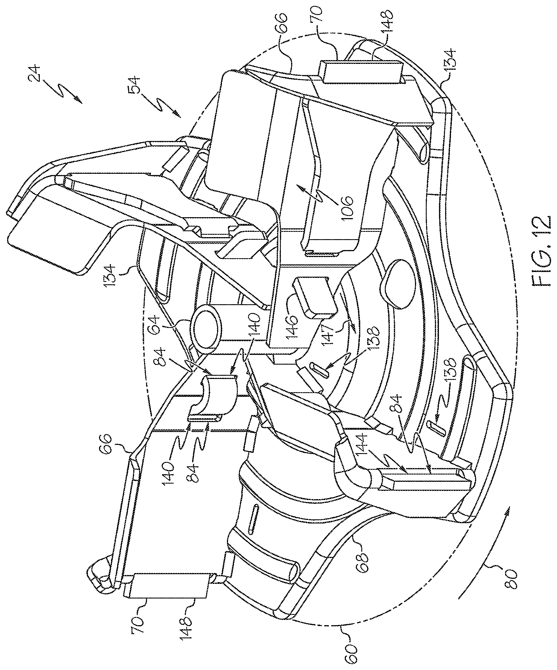 Patent US12448746 Figure 9 – Snow thrower impeller