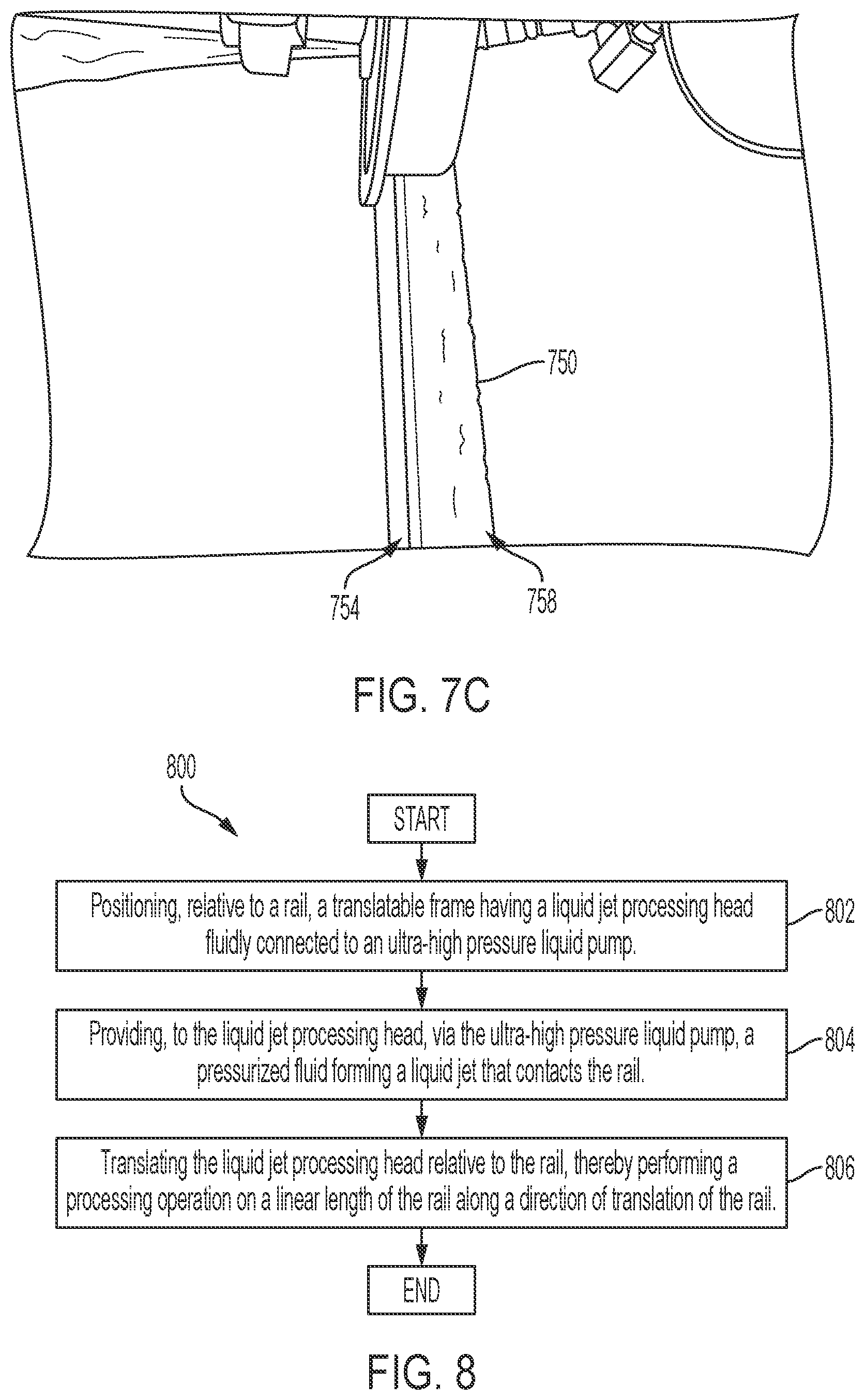 Patent US12448747 Figure 6 – Mobile waterjet rail repair system