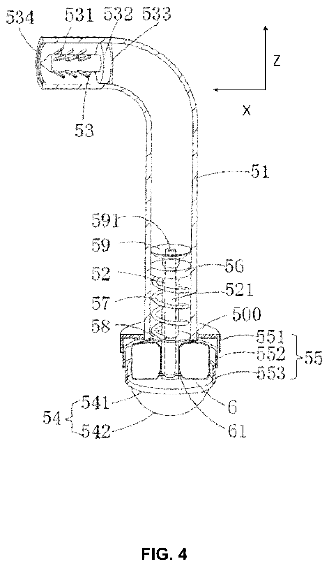 Patent US12448751 Figure 4 – Anti-frost heave pile foundation support device