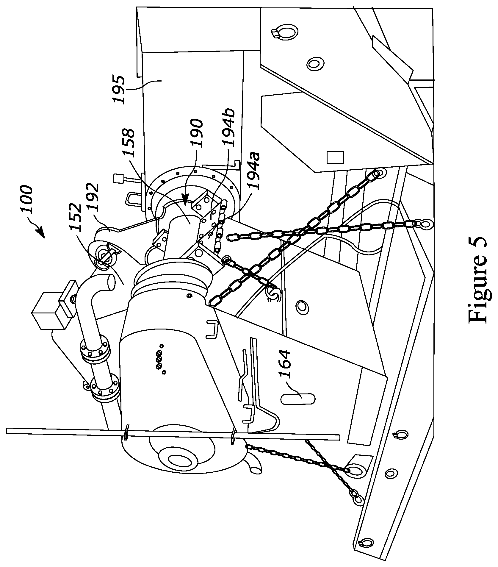 Patent US12448753 Figure 5 – Offset box apparatus for a trencher