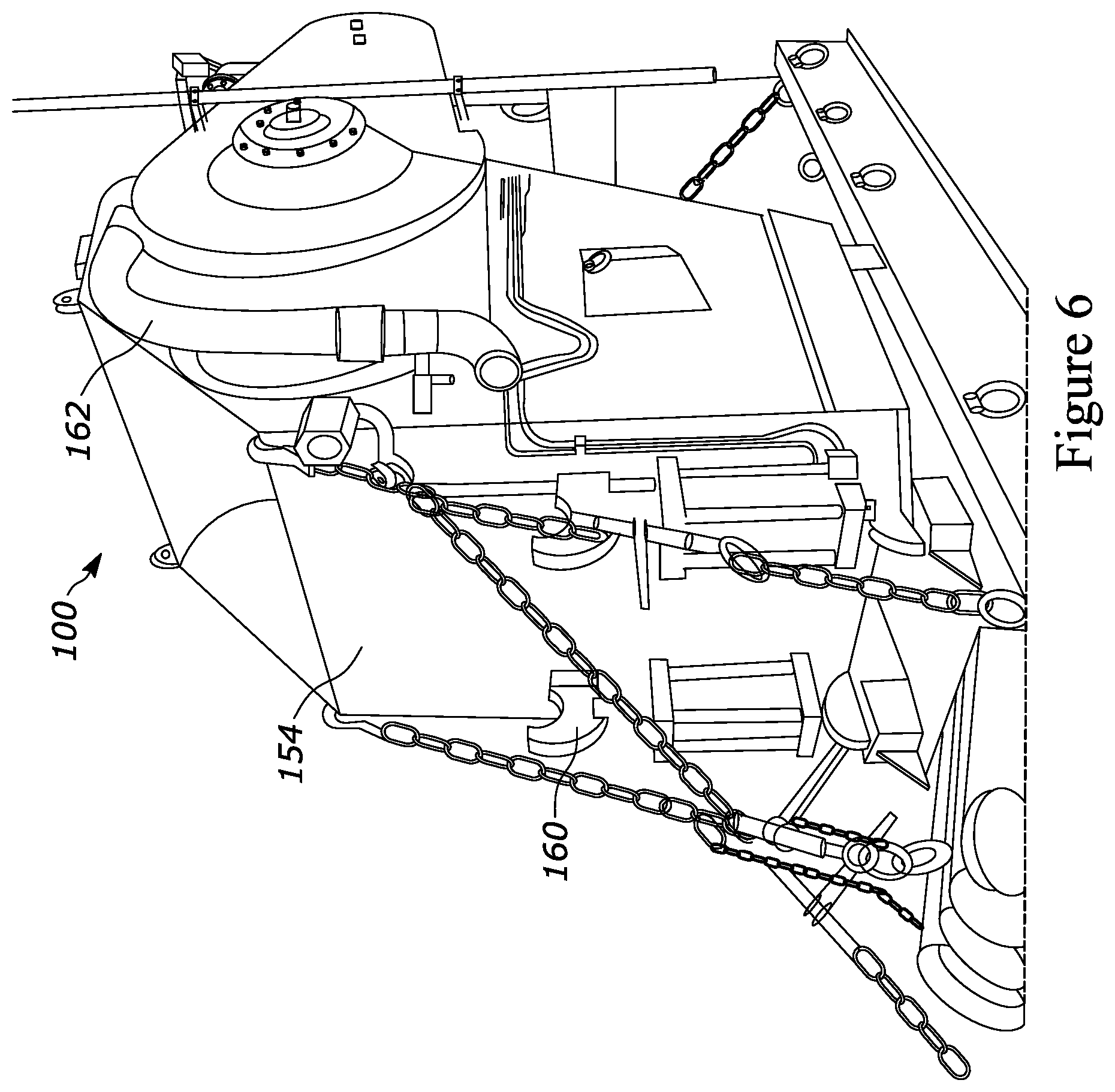 Patent US12448753 Figure 6 – Offset box apparatus for a trencher