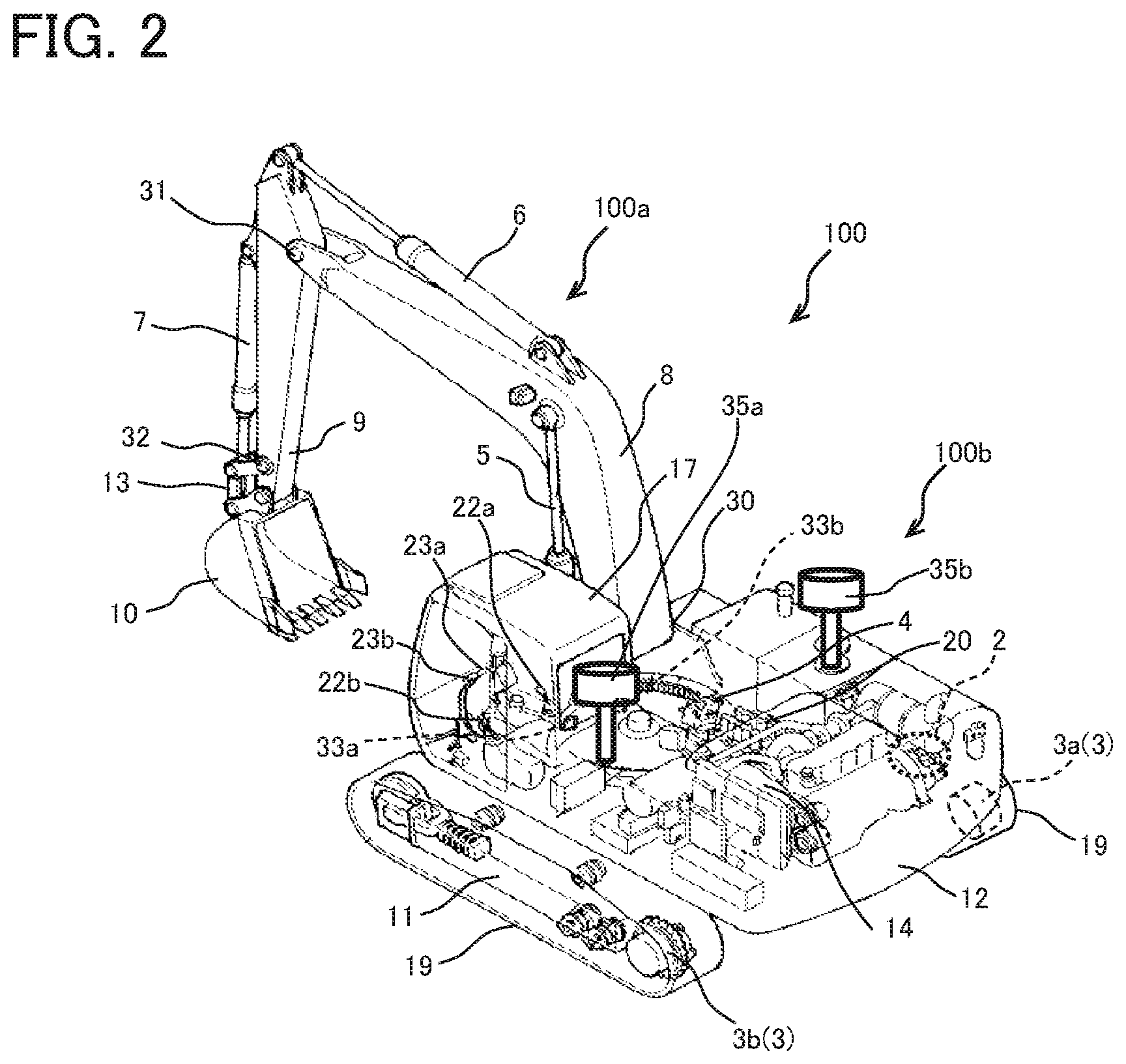Patent US12448755 Figure 2 – Work machine management system