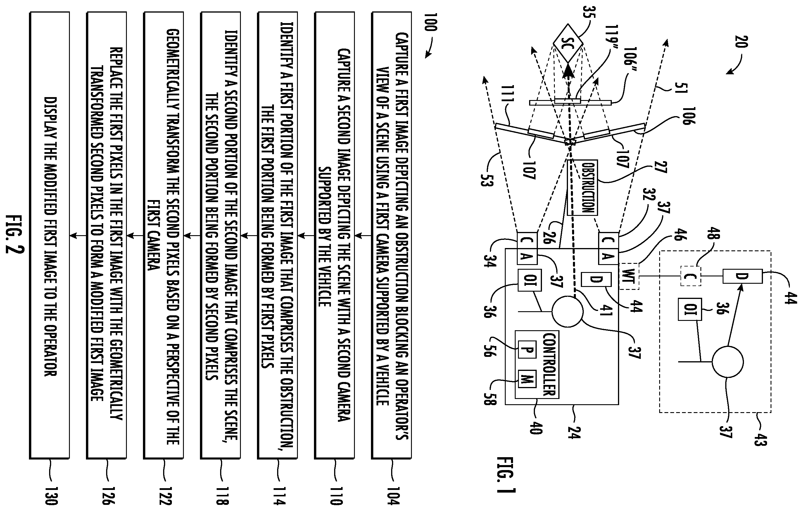 Patent US12448756 Figure 1 – Vehicle vision