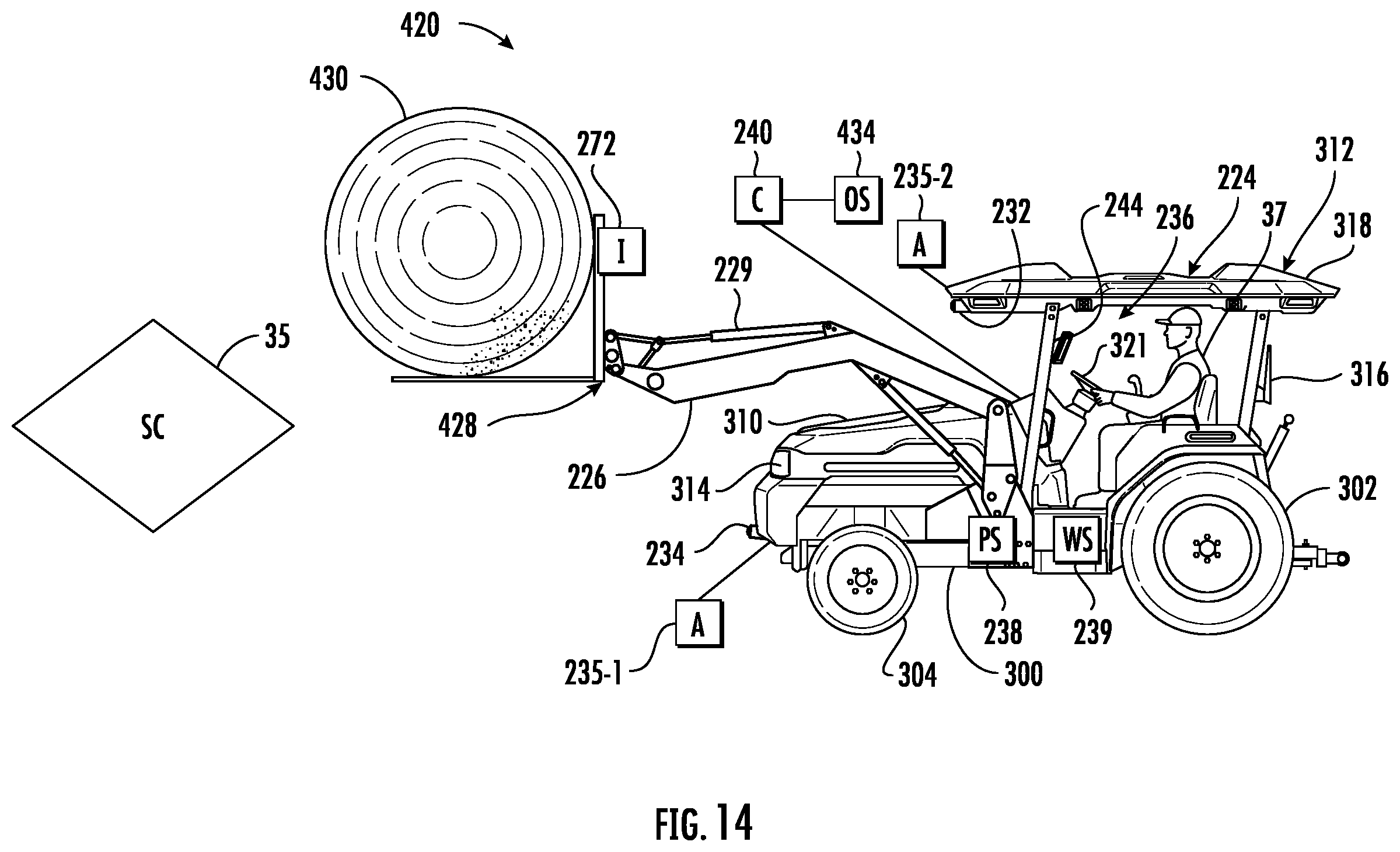 Patent US12448756 Figure 8 – Vehicle vision