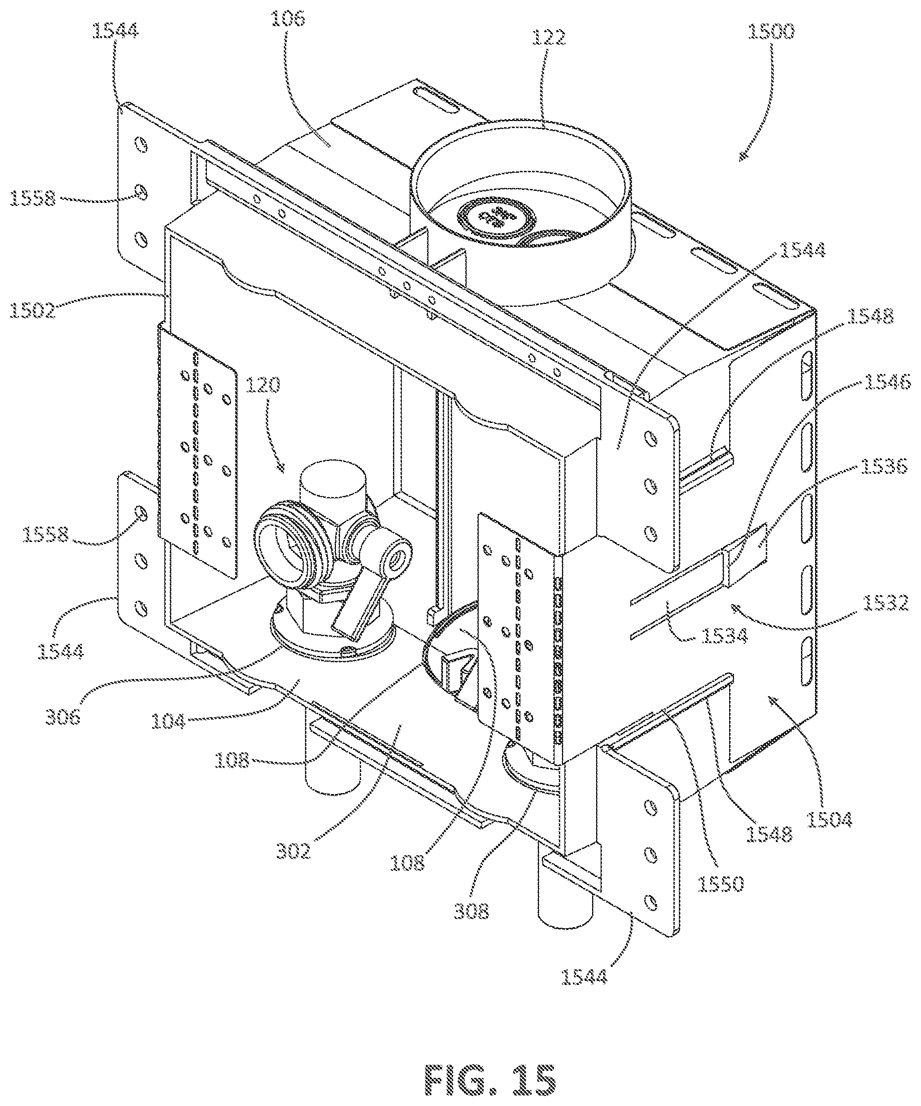 Patent US12448758 Figure 15 – Appliance outlet box