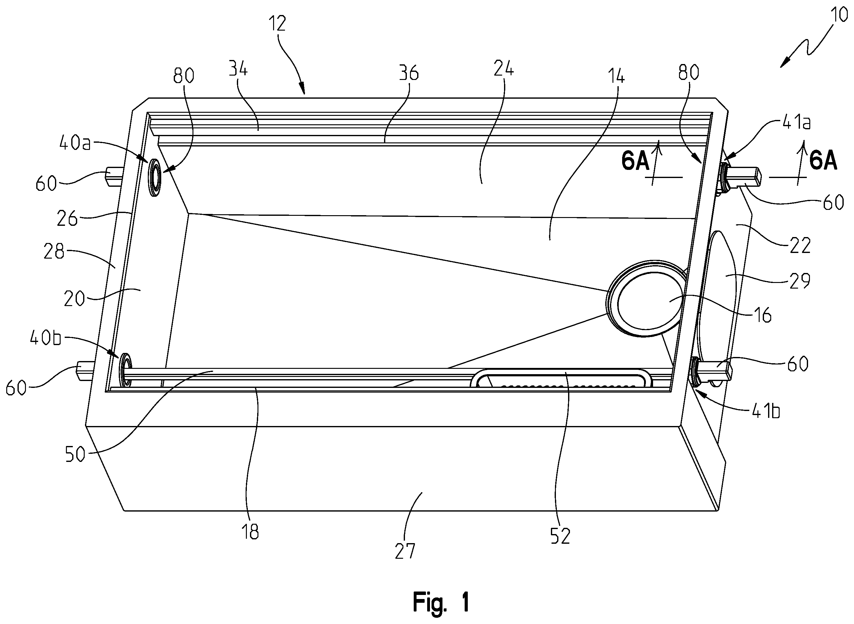 Patent US12448763 Figure 1 – Towel bar sink