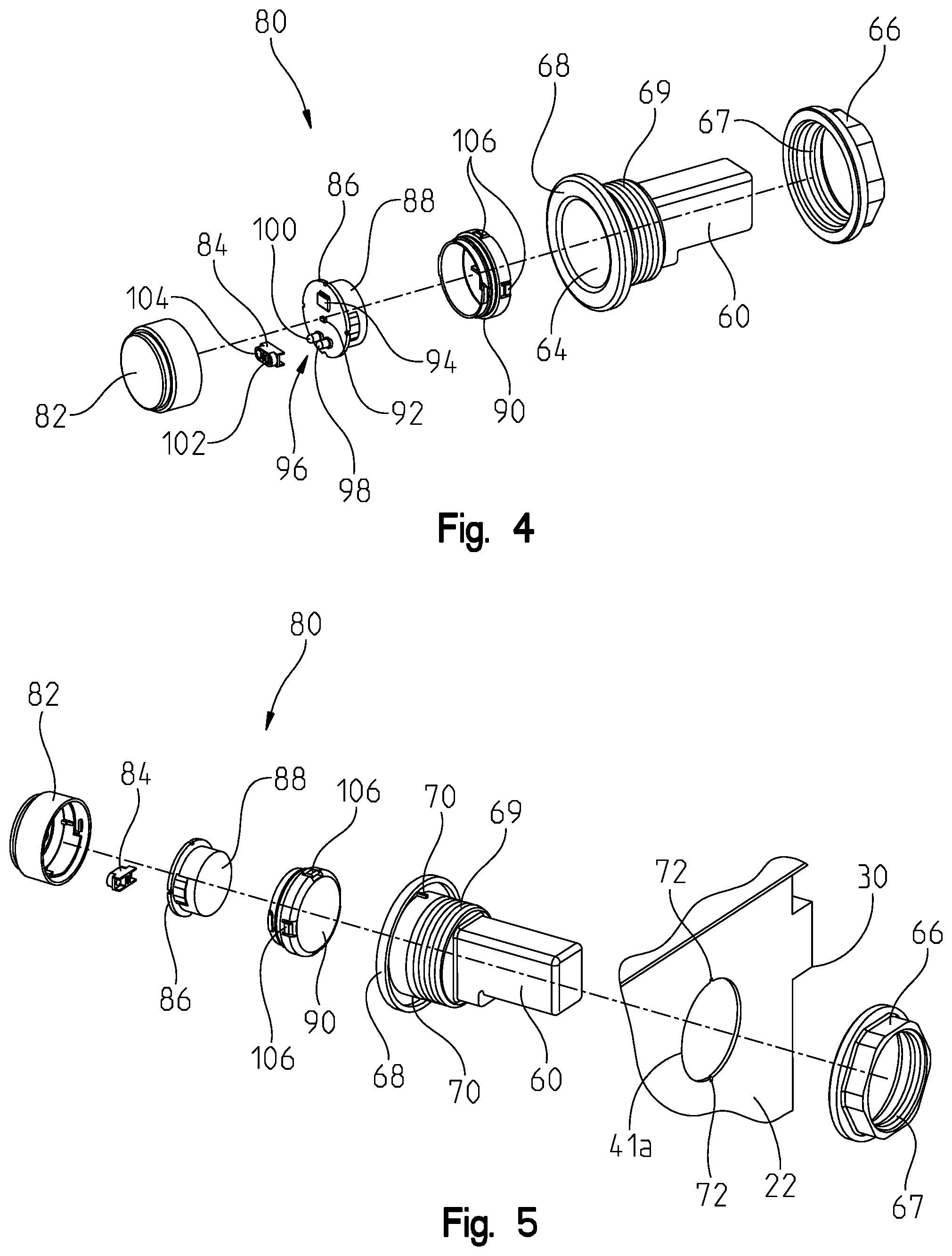 Patent US12448763 Figure 5 – Towel bar sink