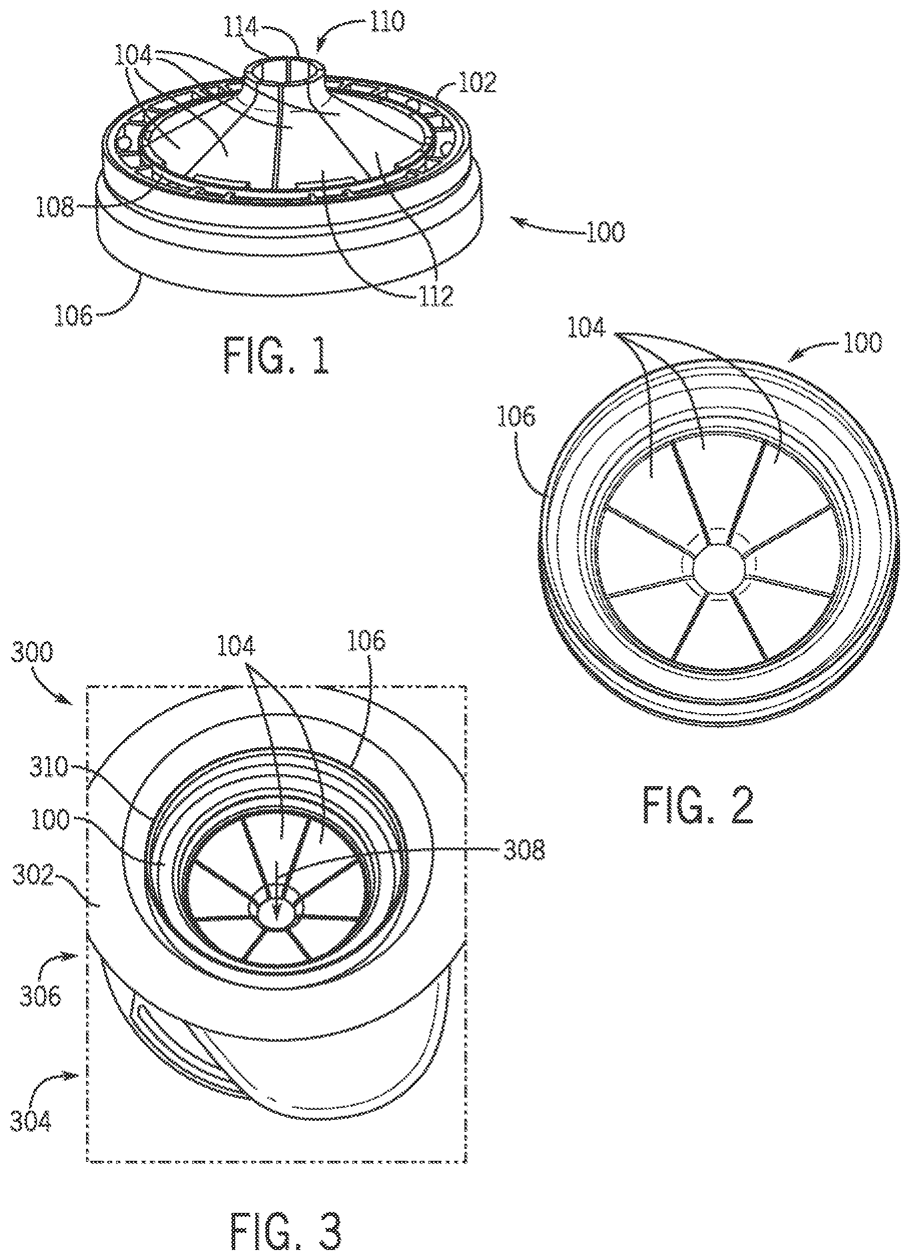 Patent US12448764 Figure 1 – Food waste disposer throat baffle apparatus and method