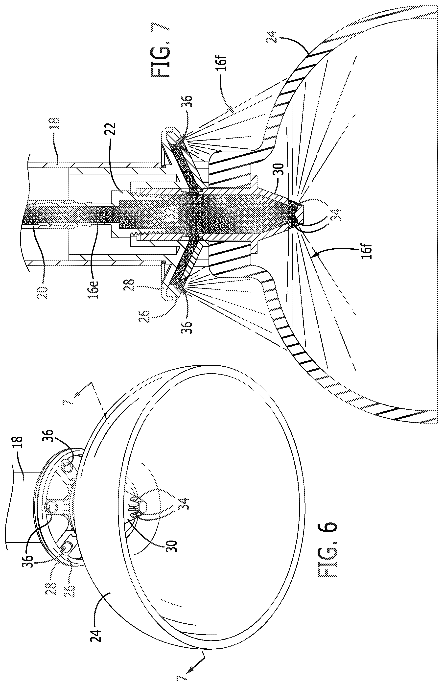 Patent US12448765 Figure 4 – Toilet plunger caddy with cleaning mechanism