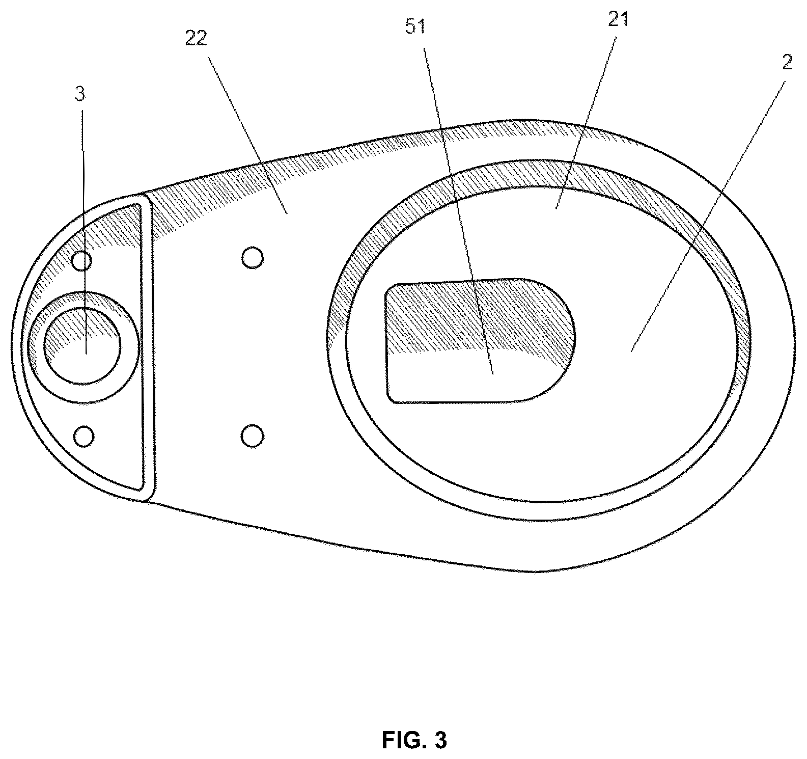 Patent US12448766 Figure 3 – Open-rim toilet with ports and openings in the rim and a wider discharge channel entrance to prevent blockage by waste