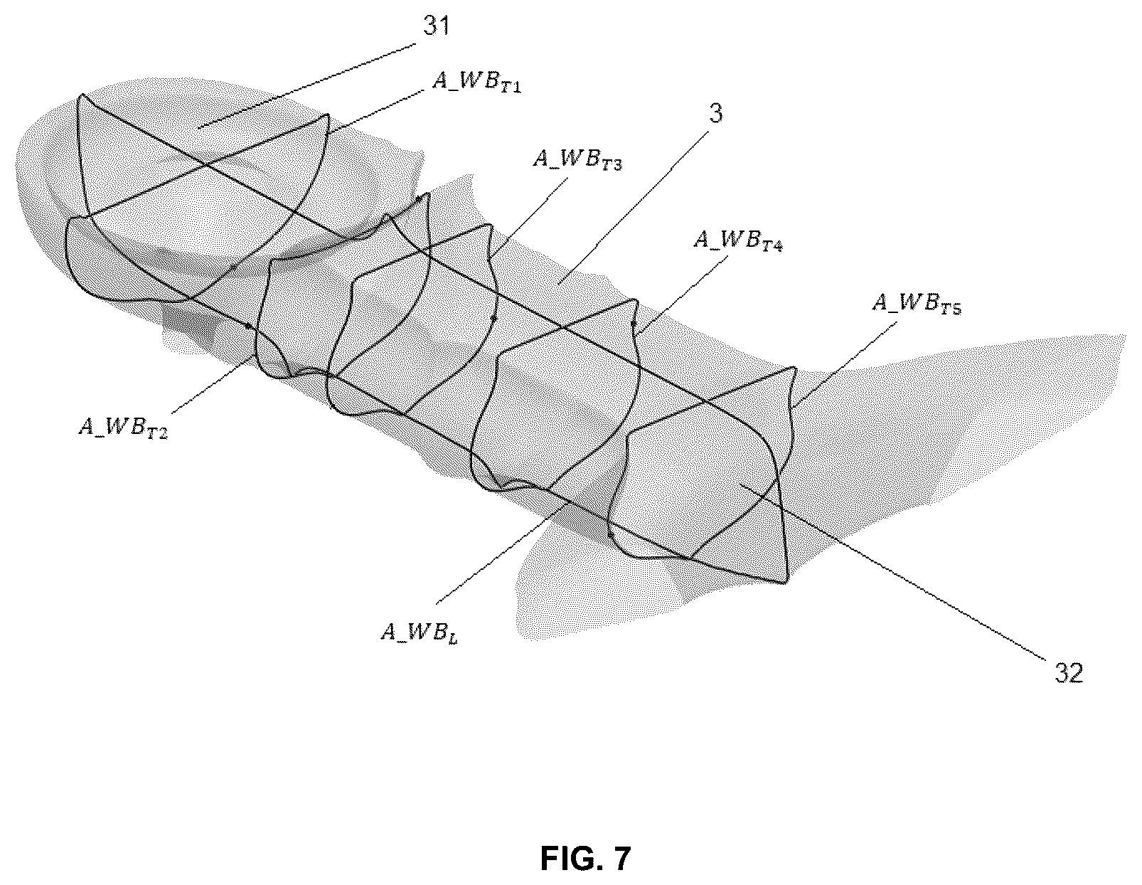 Patent US12448766 Figure 7 – Open-rim toilet with ports and openings in the rim and a wider discharge channel entrance to prevent blockage by waste