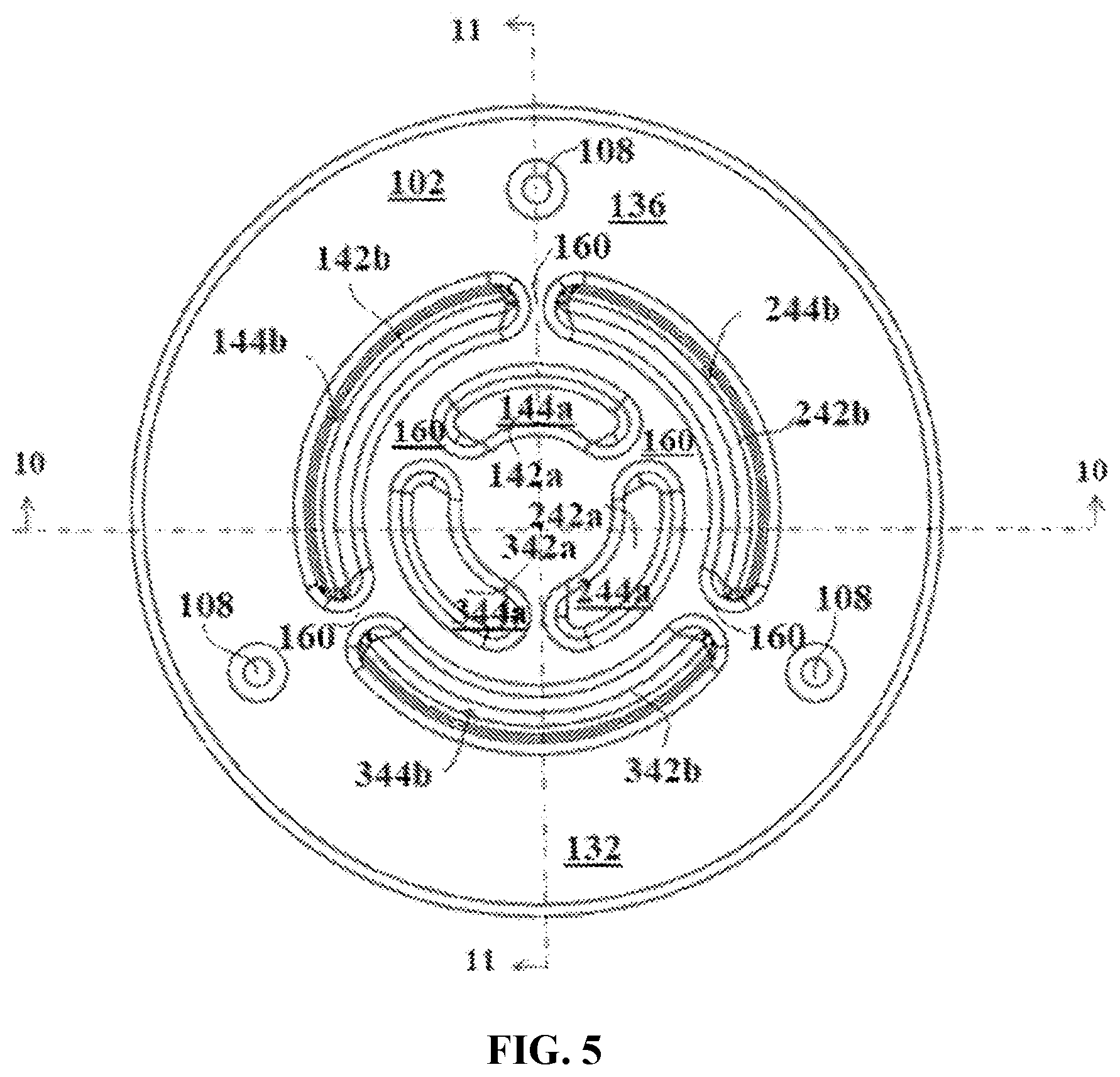 Patent US12448768 Figure 5 – Multi-channel drain cover