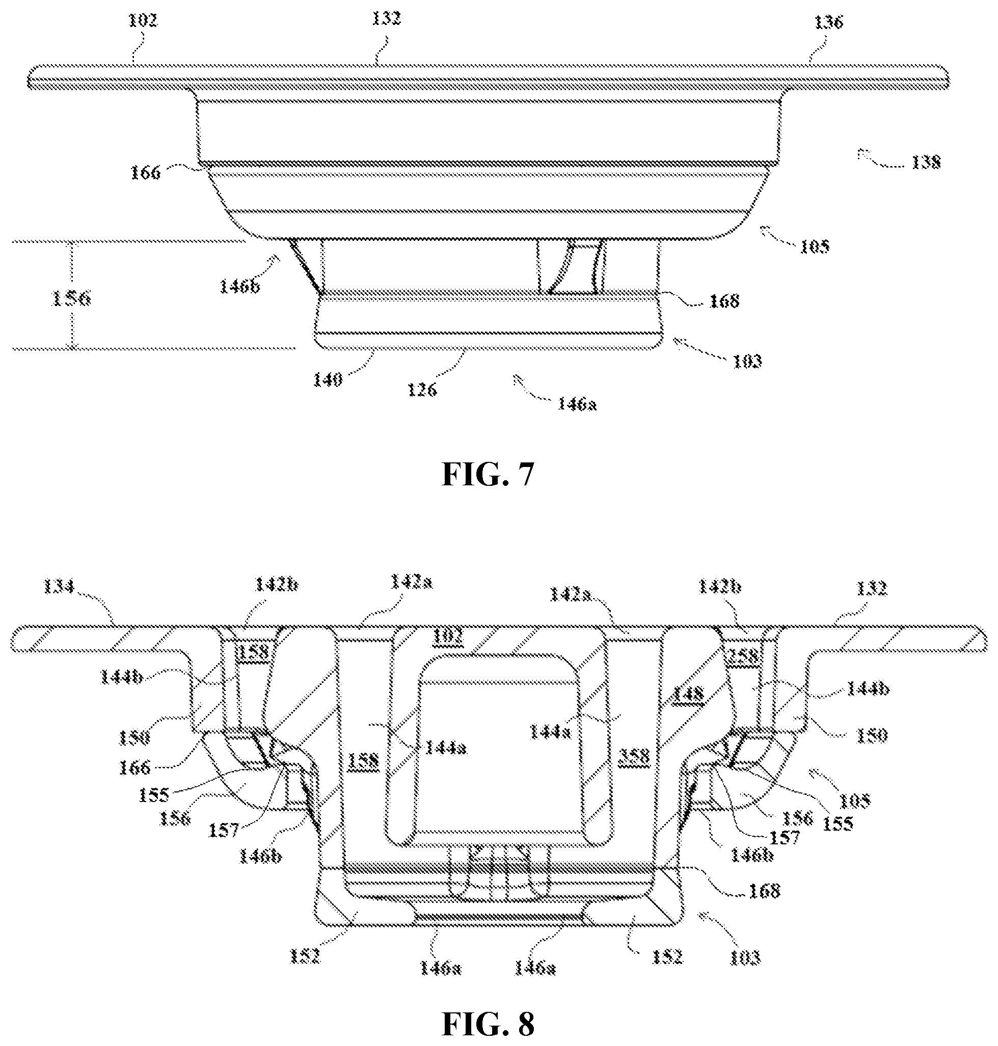 Patent US12448768 Figure 7 – Multi-channel drain cover