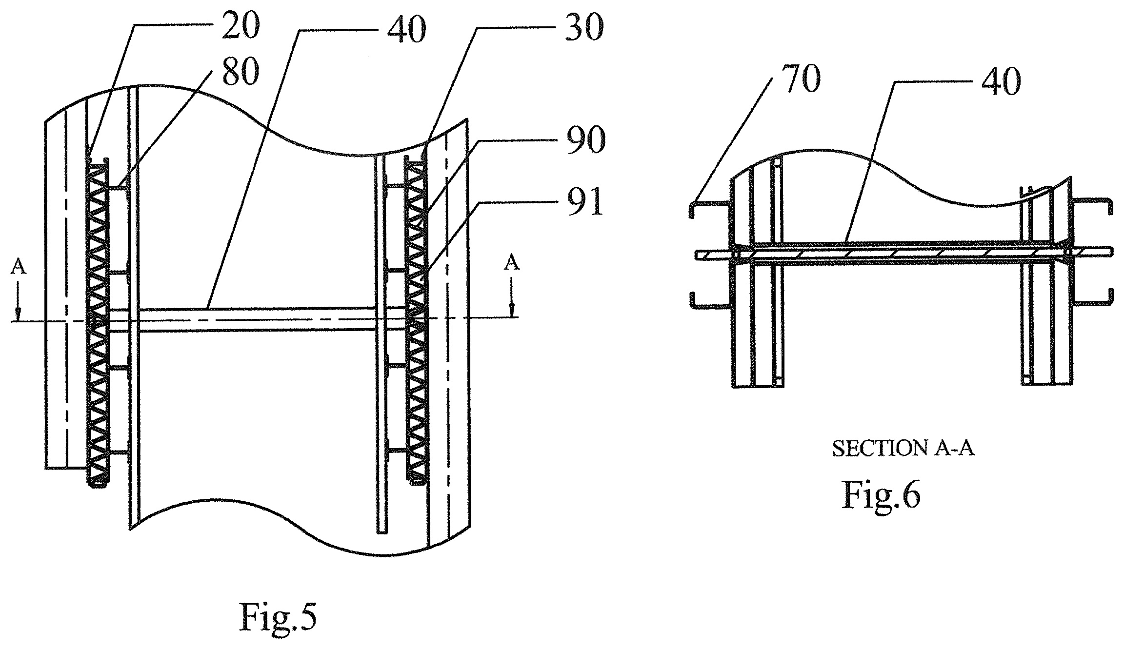 Patent US12448772 Figure 4 – Modular construction system for permanent formwork