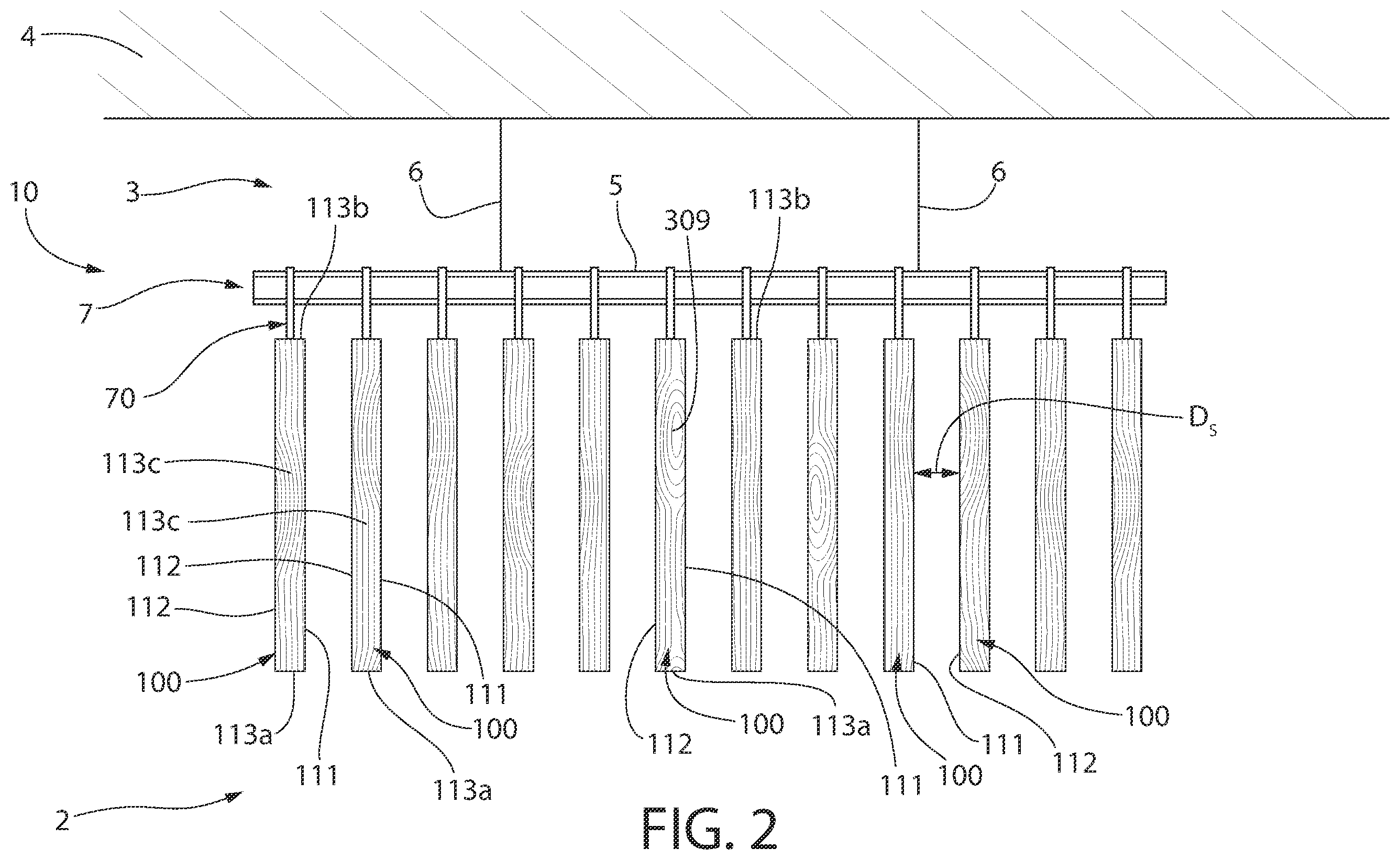 Patent US12448774 Figure 2 – Dimensionally stable building panel