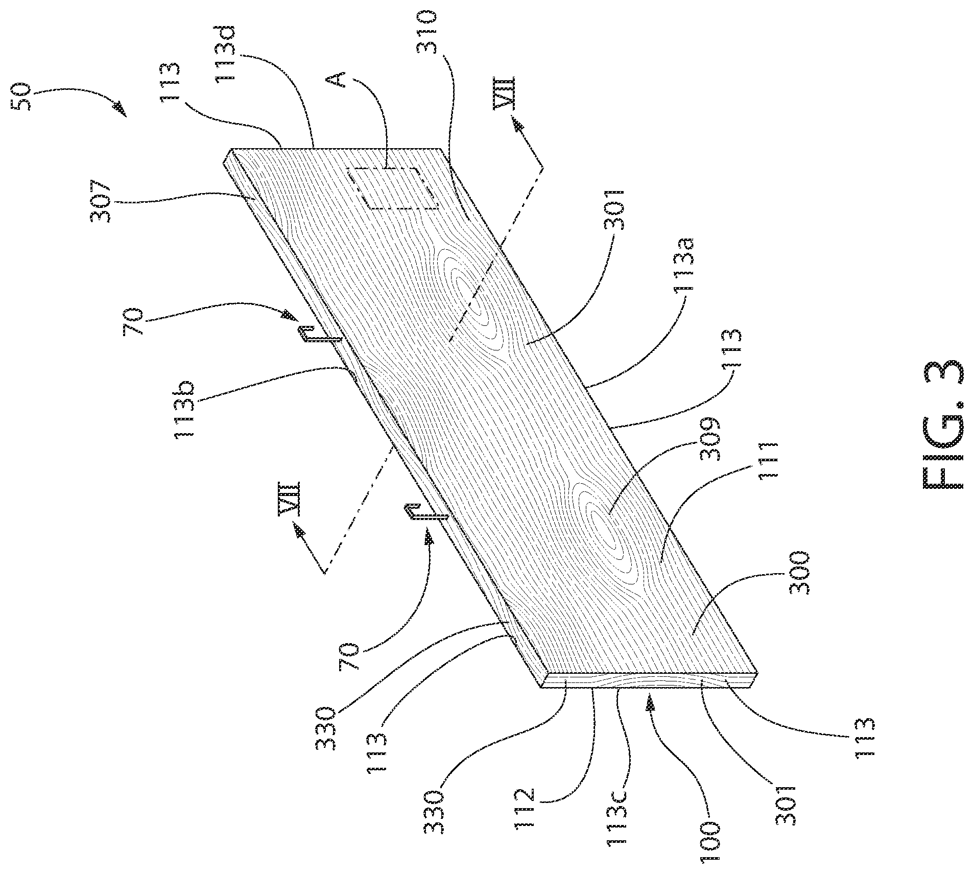 Patent US12448774 Figure 3 – Dimensionally stable building panel