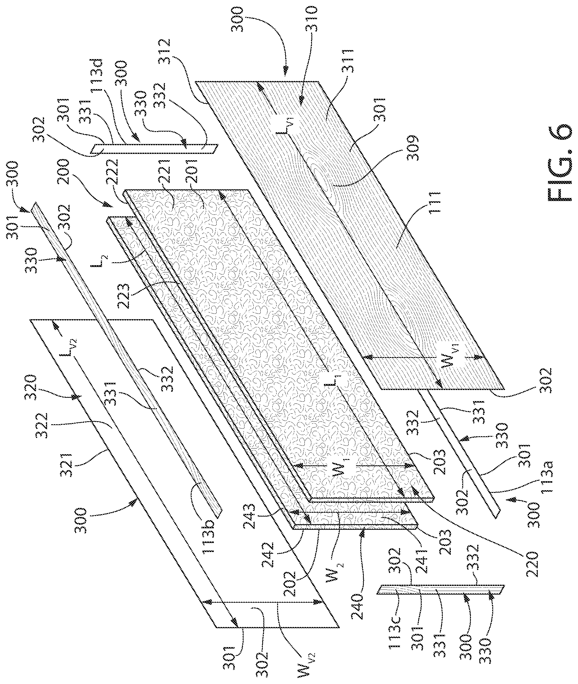 Patent US12448774 Figure 6 – Dimensionally stable building panel