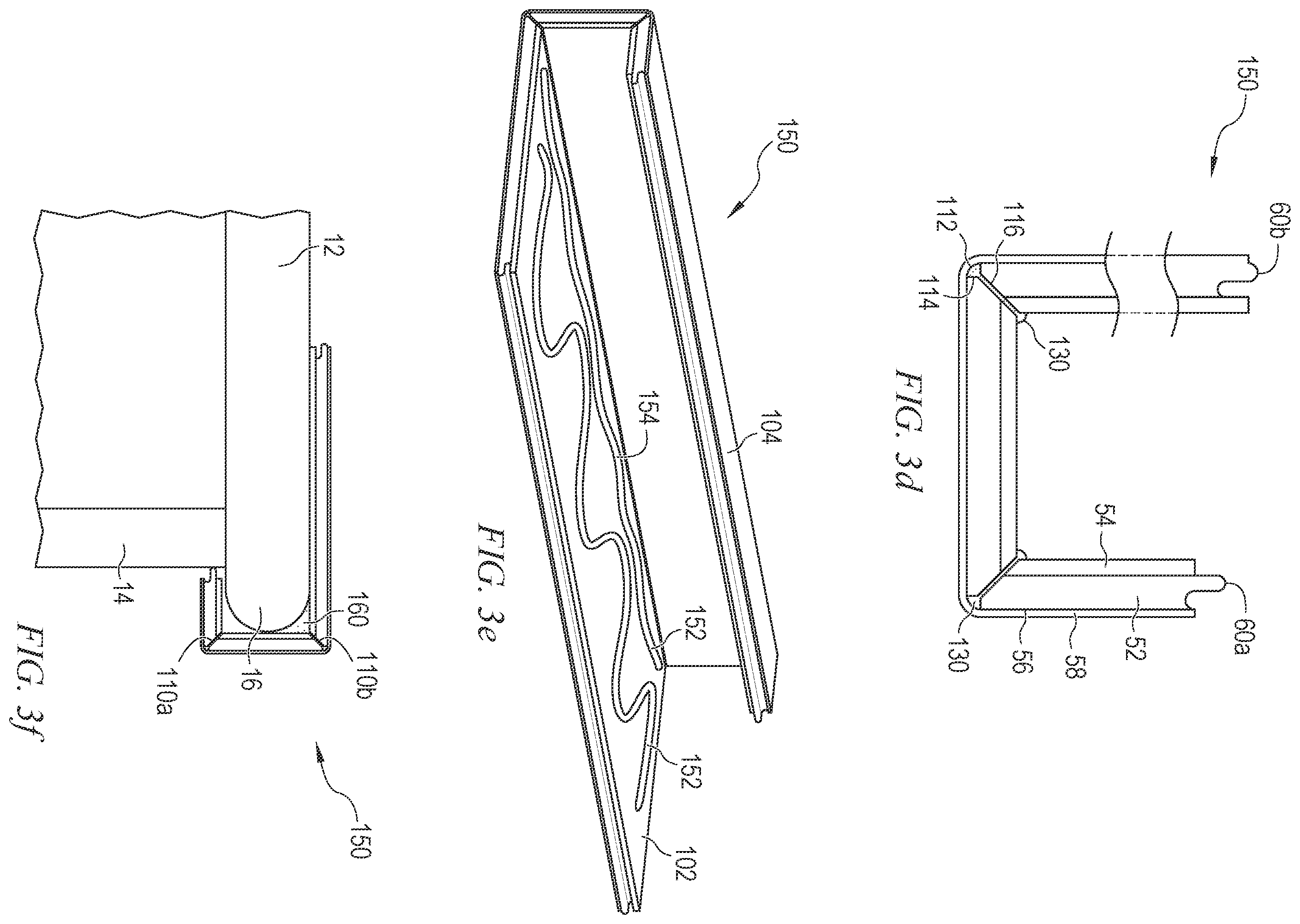 Patent US12448778 Figure 5 – Luxury vinyl plank stair noses and other moldings