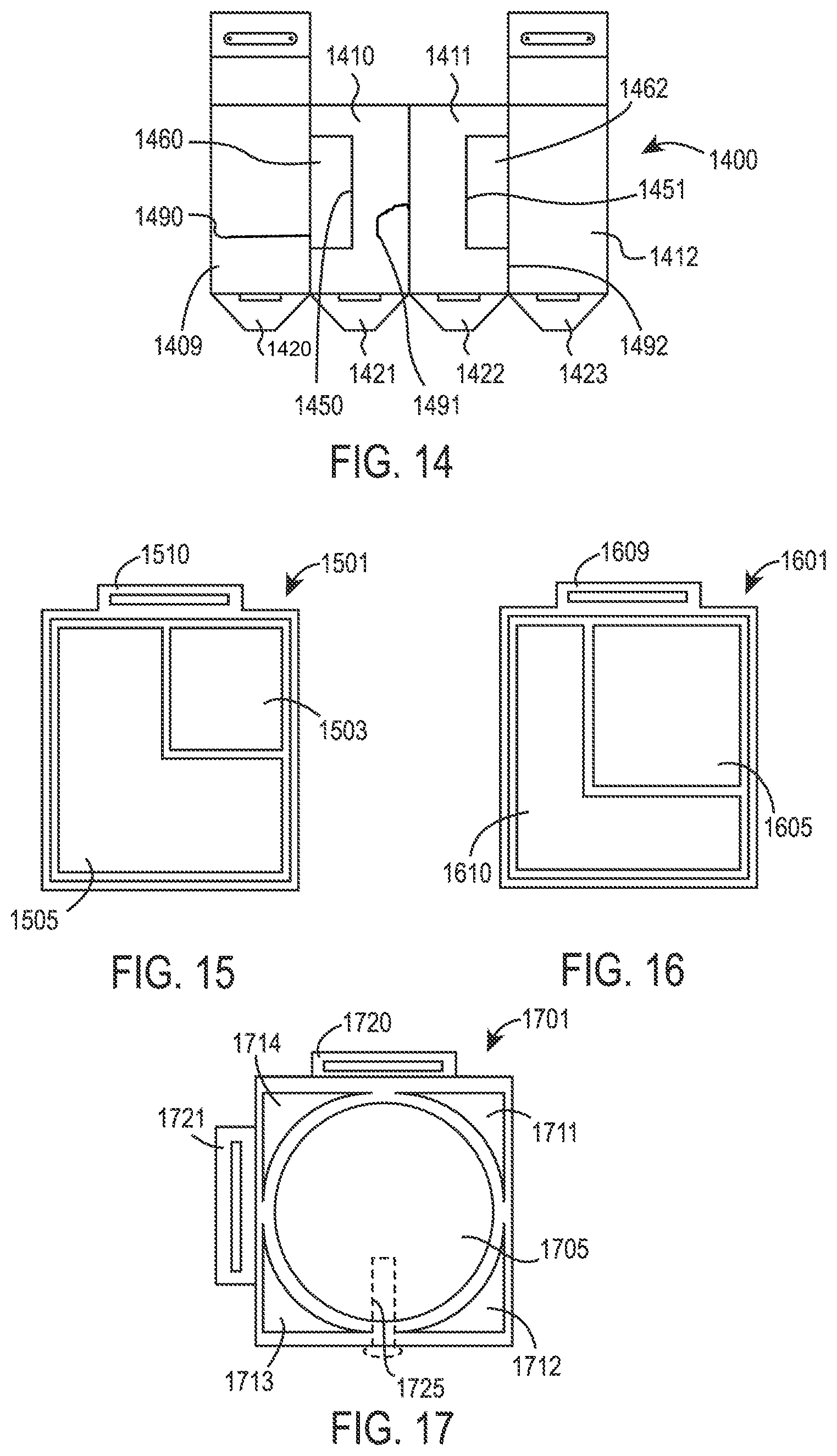 Patent US12448779 Figure 4 – Brackets for attachment of posts to joists