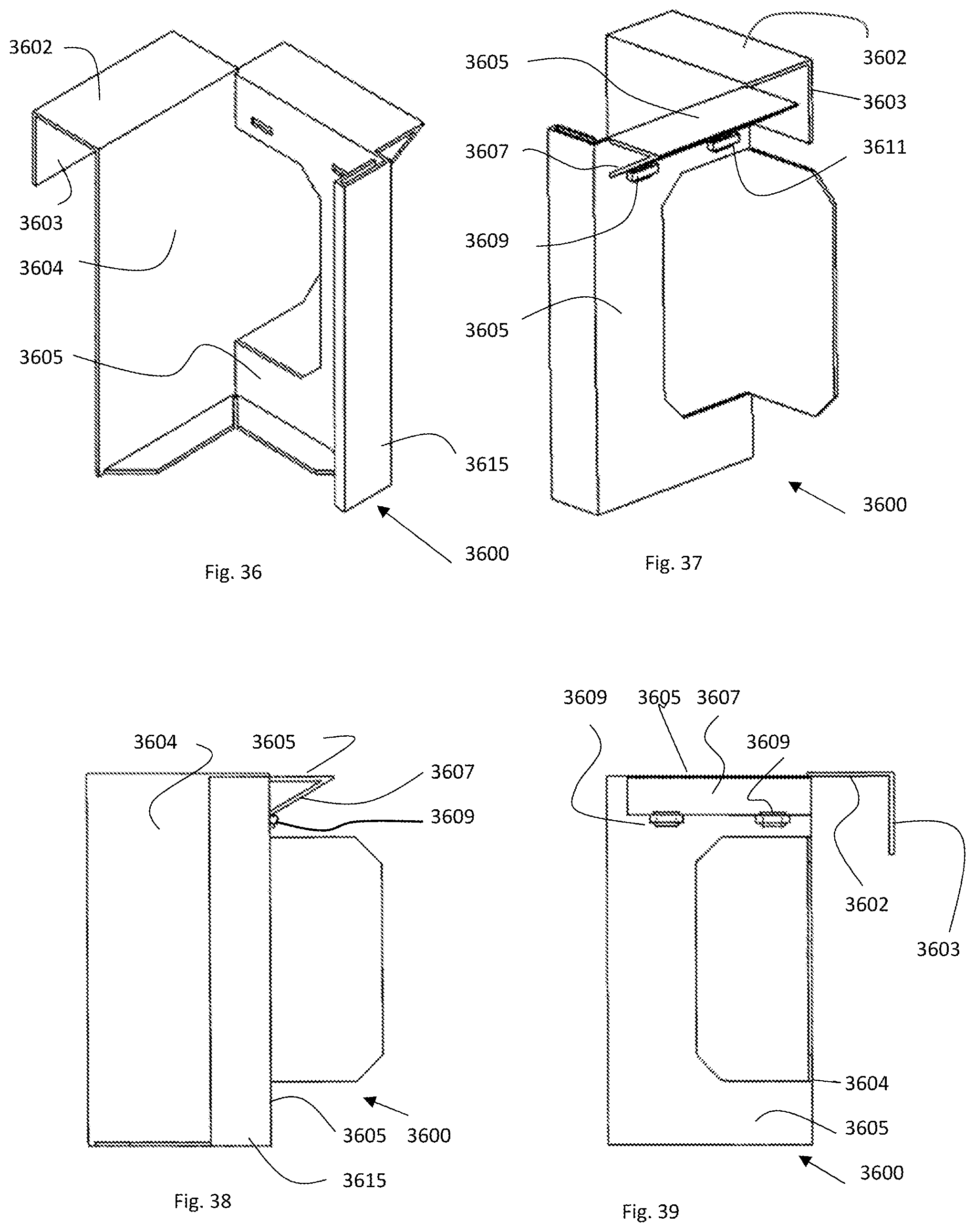 Patent US12448779 Figure 10 – Brackets for attachment of posts to joists
