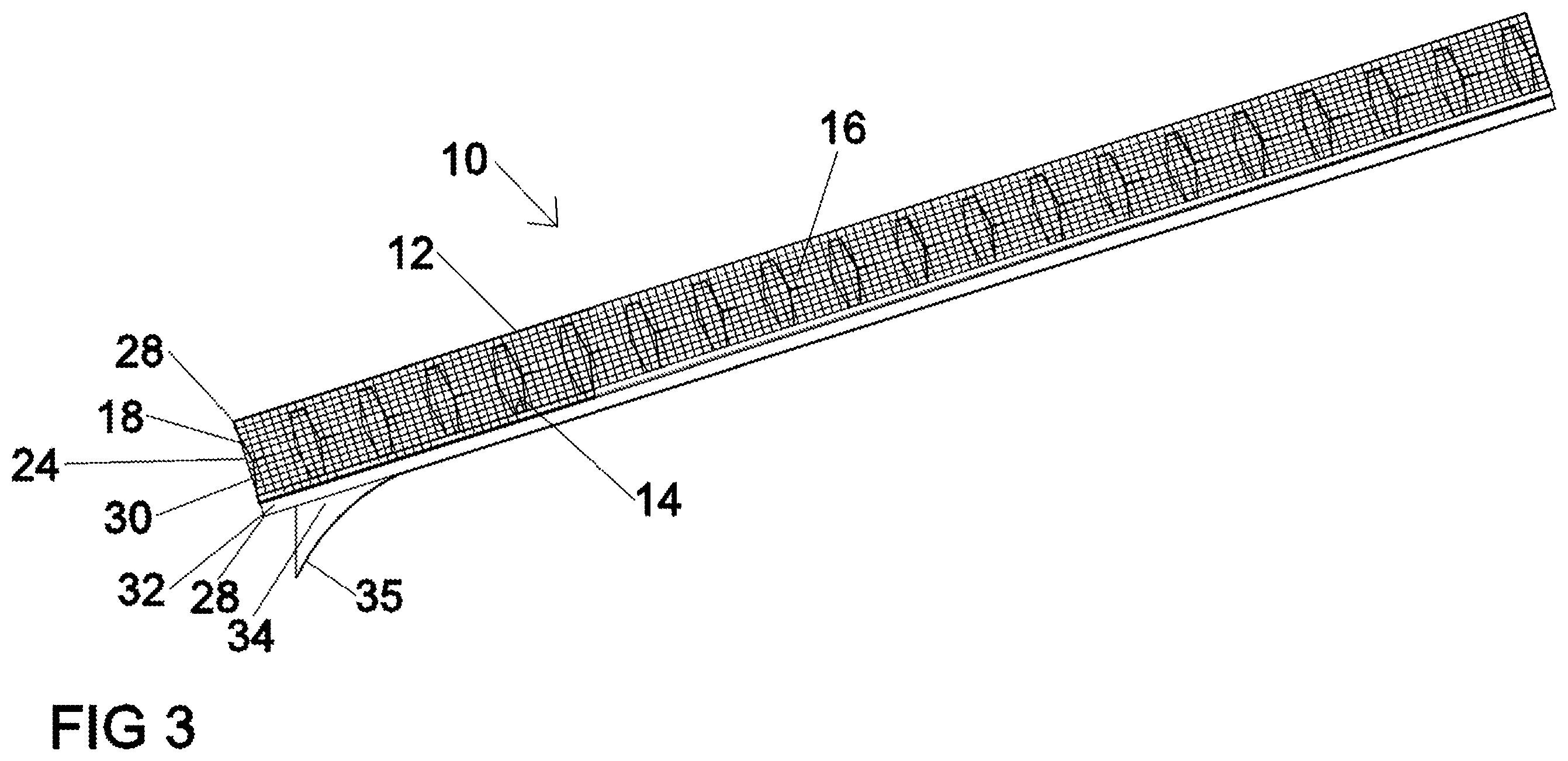 Patent US12448780 Figure 3 – Moisture porous building furring strip