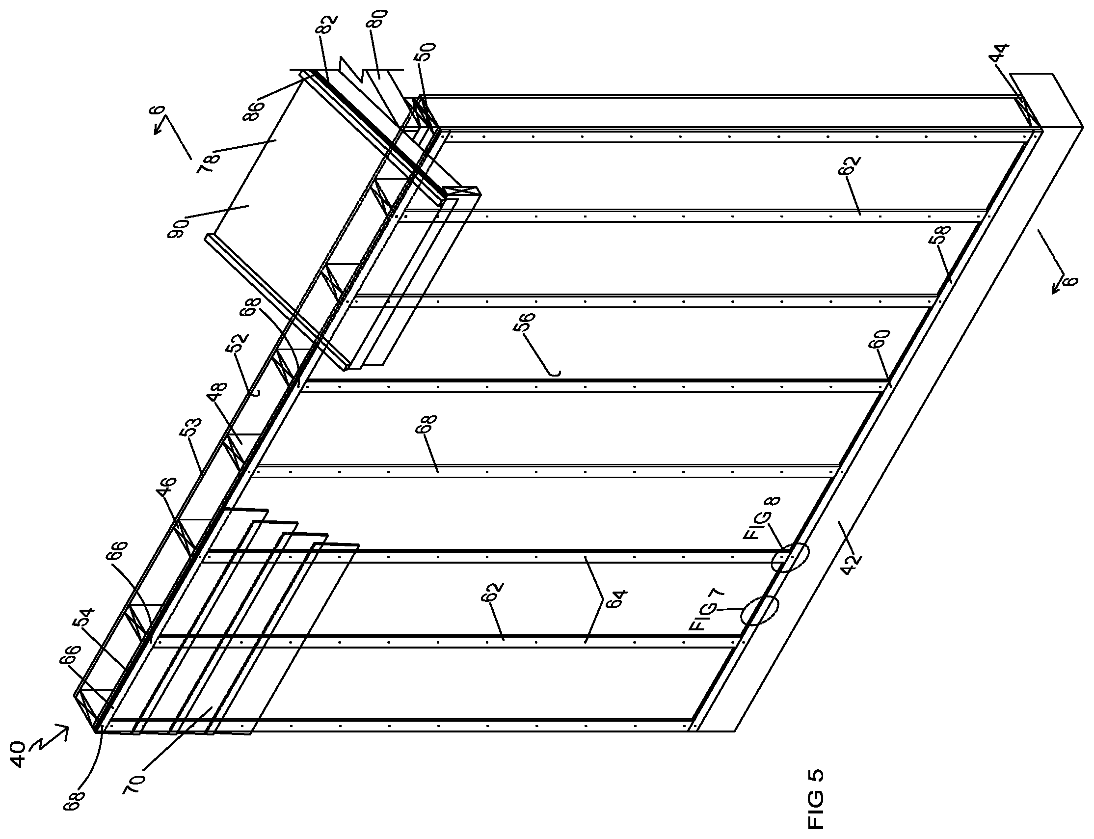 Patent US12448780 Figure 5 – Moisture porous building furring strip